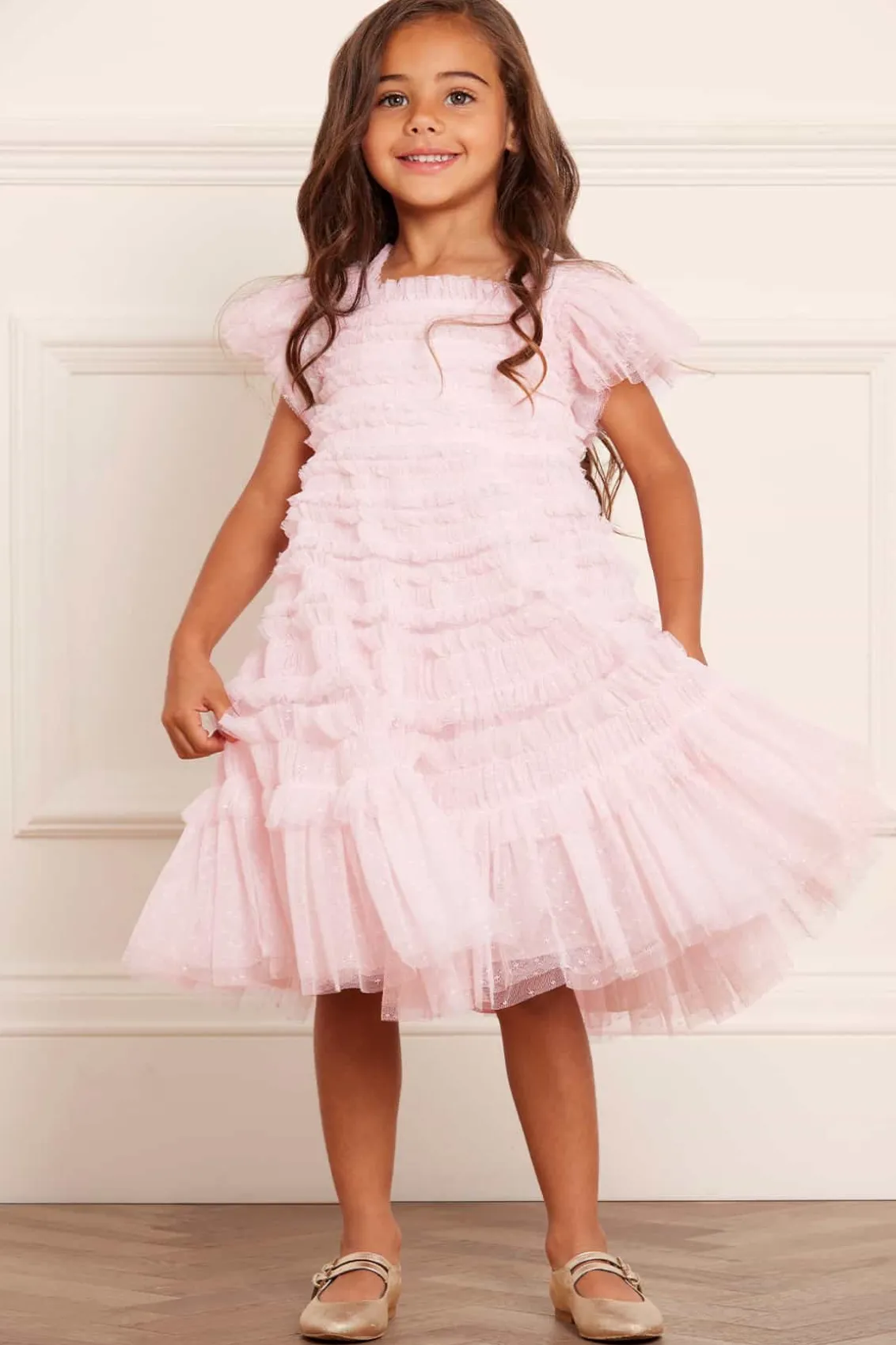 Mummy & Me | Kids Responsibly Sourced^Needle & Thread Lisette Kids Dress Pink