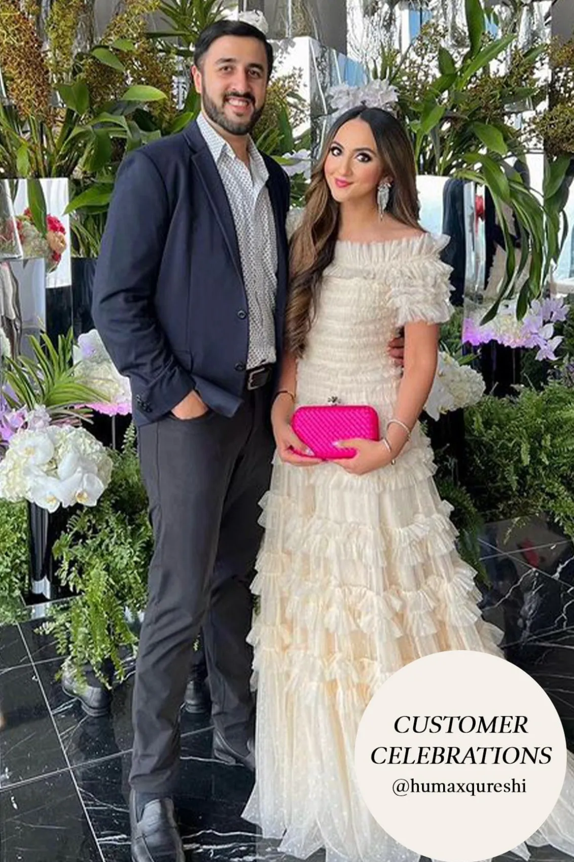 Bridal | Mummy & Me^Needle & Thread Lisette Ruffle Off Shoulder Gown Champagne