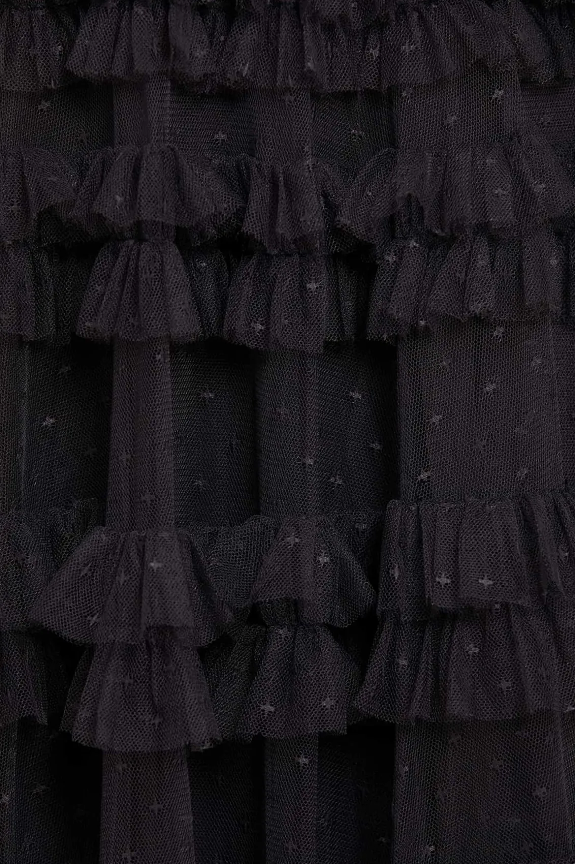 Evening Dresses | Responsibly Sourced^Needle & Thread Lisette Ruffle Off Shoulder Gown Black