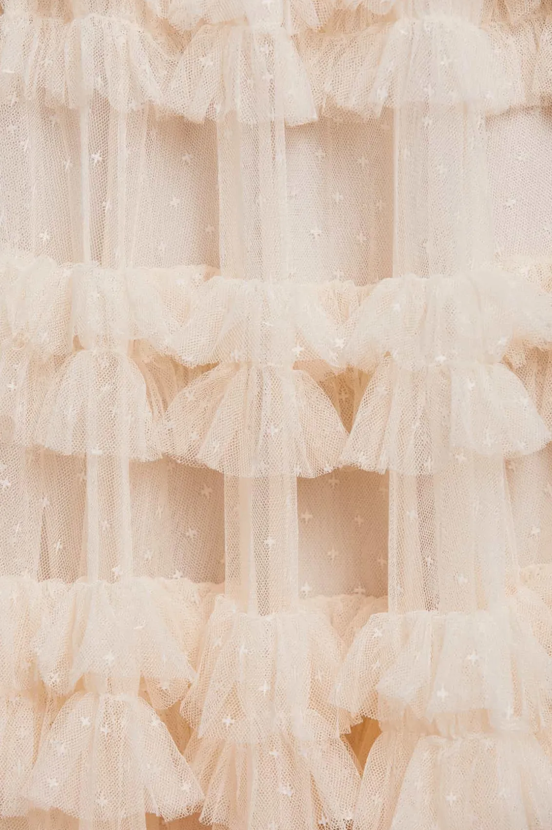 Bridal | Mummy & Me^Needle & Thread Lisette Ruffle Off Shoulder Gown Champagne