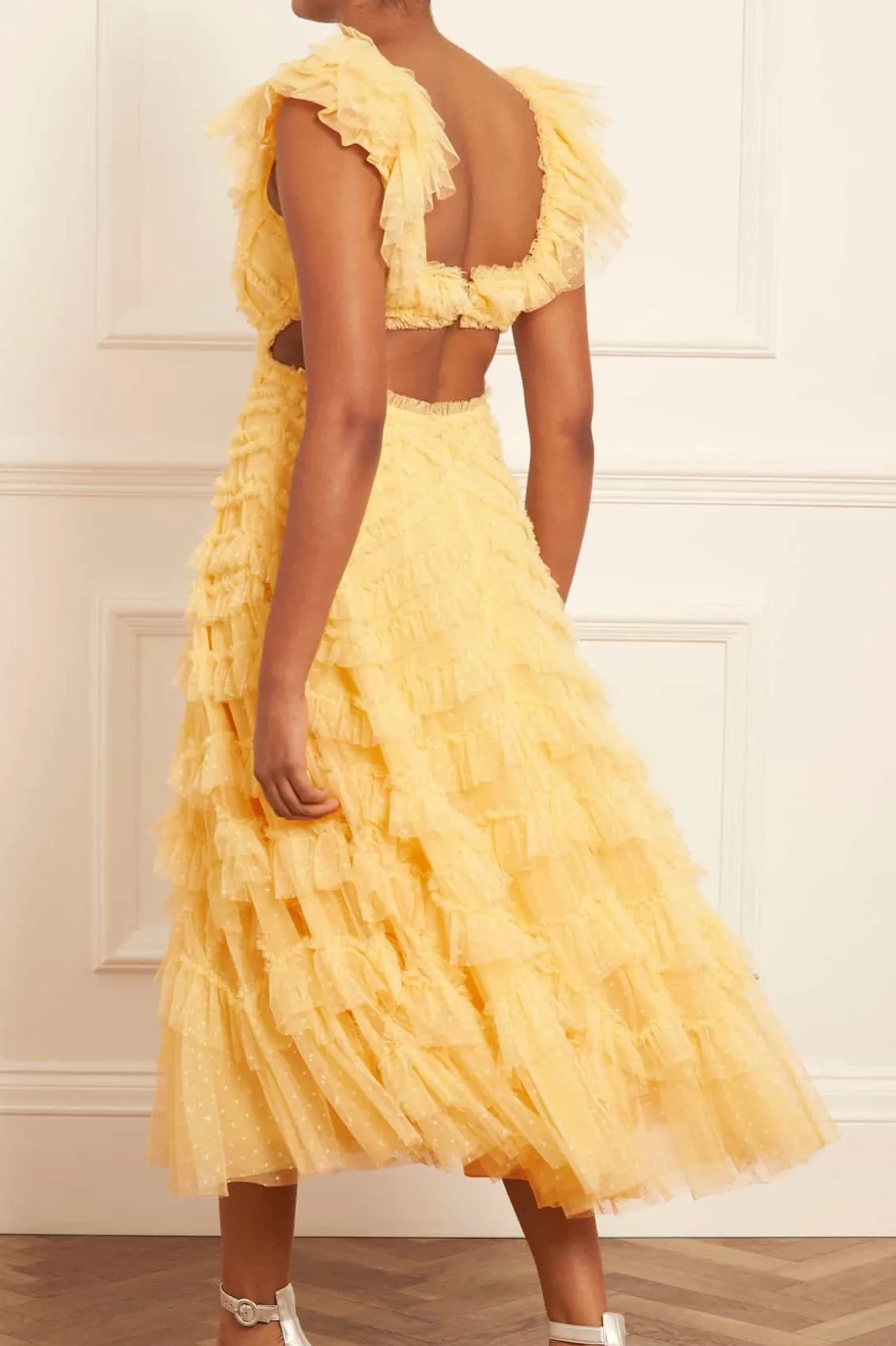 Wedding Guest | Evening Dresses^Needle & Thread Lola Backless Ballerina Dress Yellow
