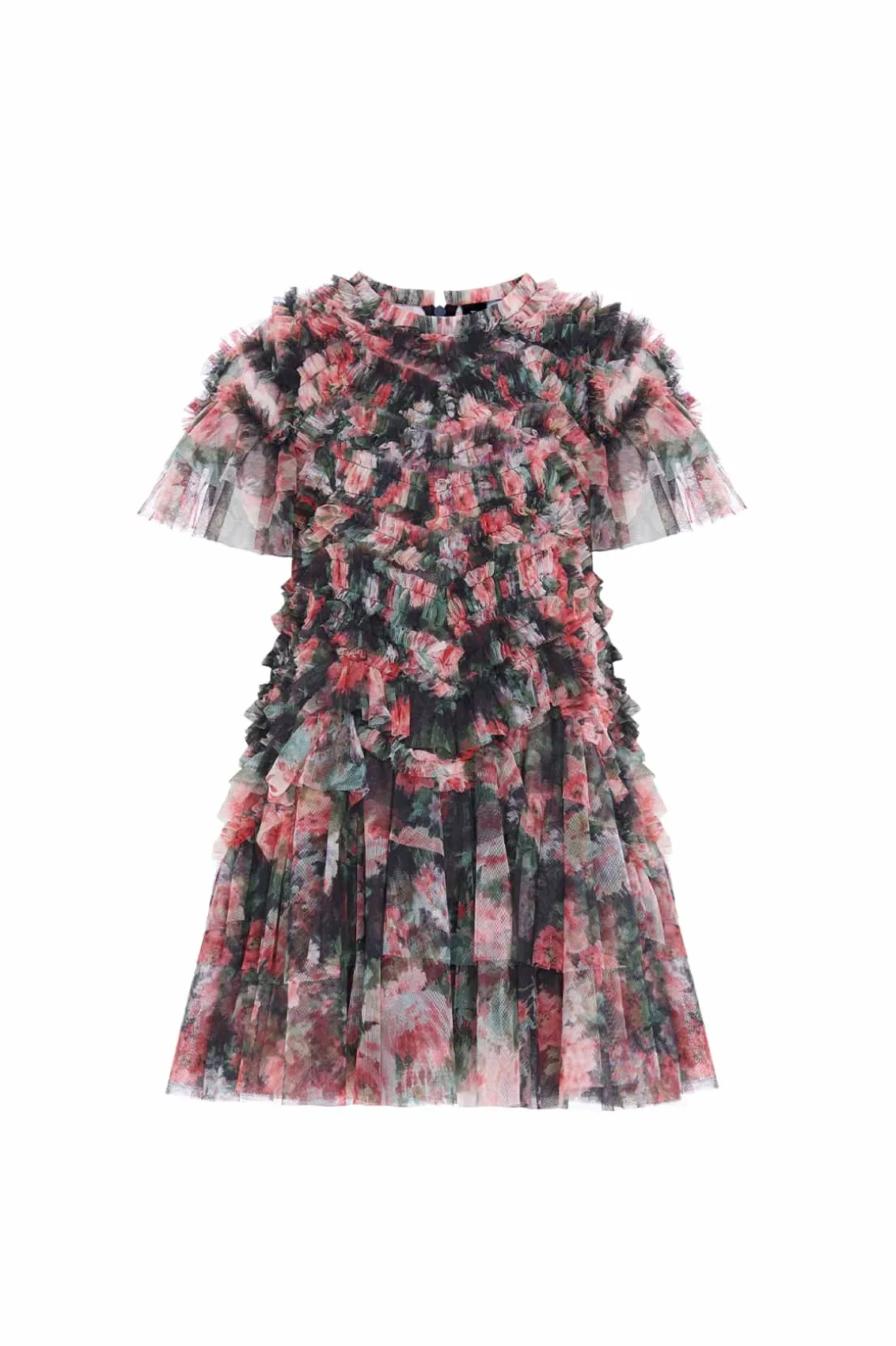 Mummy & Me | Kids Printed Dresses^Needle & Thread Midnight Dance Marilla Ruffle Kids Dress Black