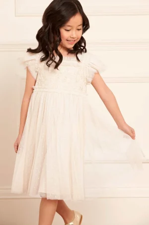 Mummy & Me | Flower Girl^Needle & Thread Midsummer Lace Bodice Kids Dress Champagne