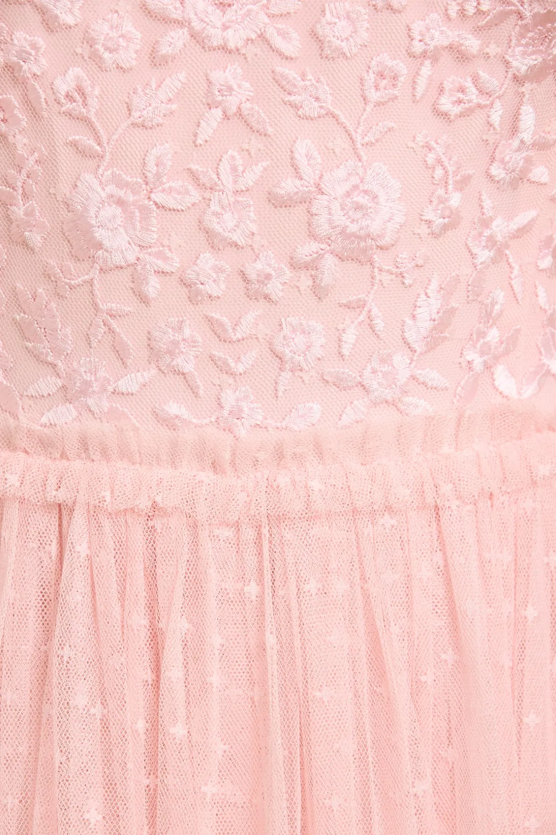 Bridesmaid | Evening Dresses^Needle & Thread Midsummer Lace Bodice Off-Shoulder Ankle Gown Pink