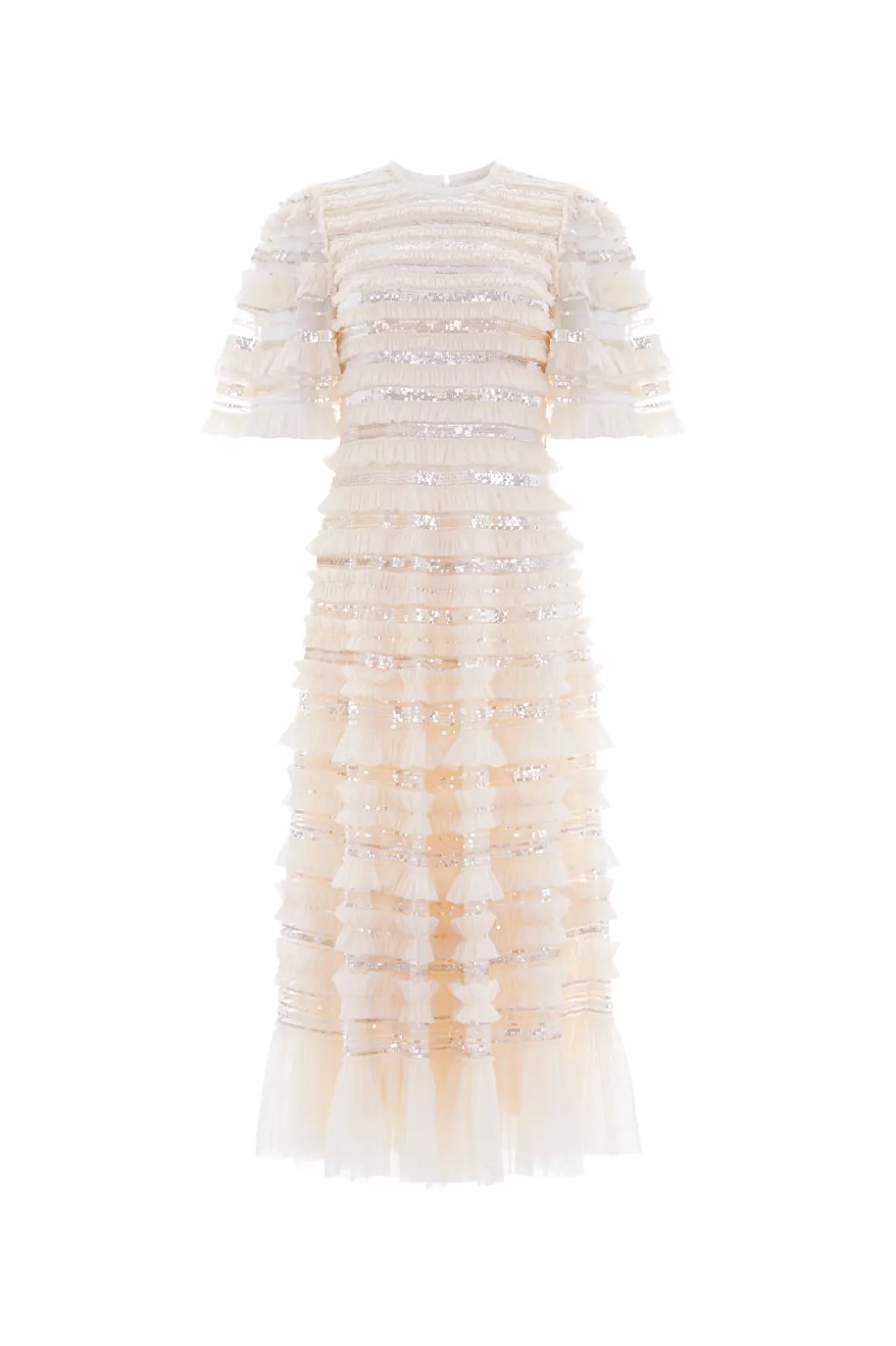 Wedding Wardrobe | Bridal^Needle & Thread Nancy Frill Ballerina Dress Champagne