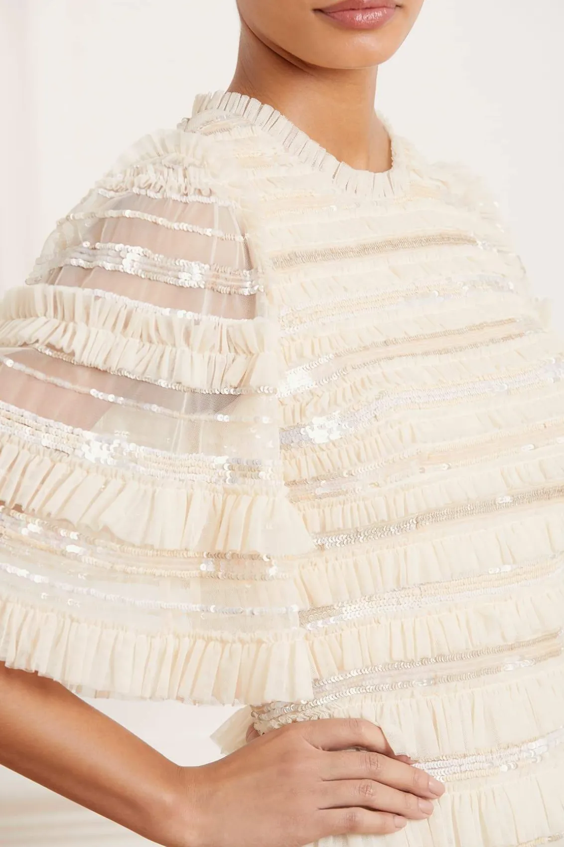 Wedding Wardrobe | Bridal^Needle & Thread Nancy Frill Ballerina Dress Champagne