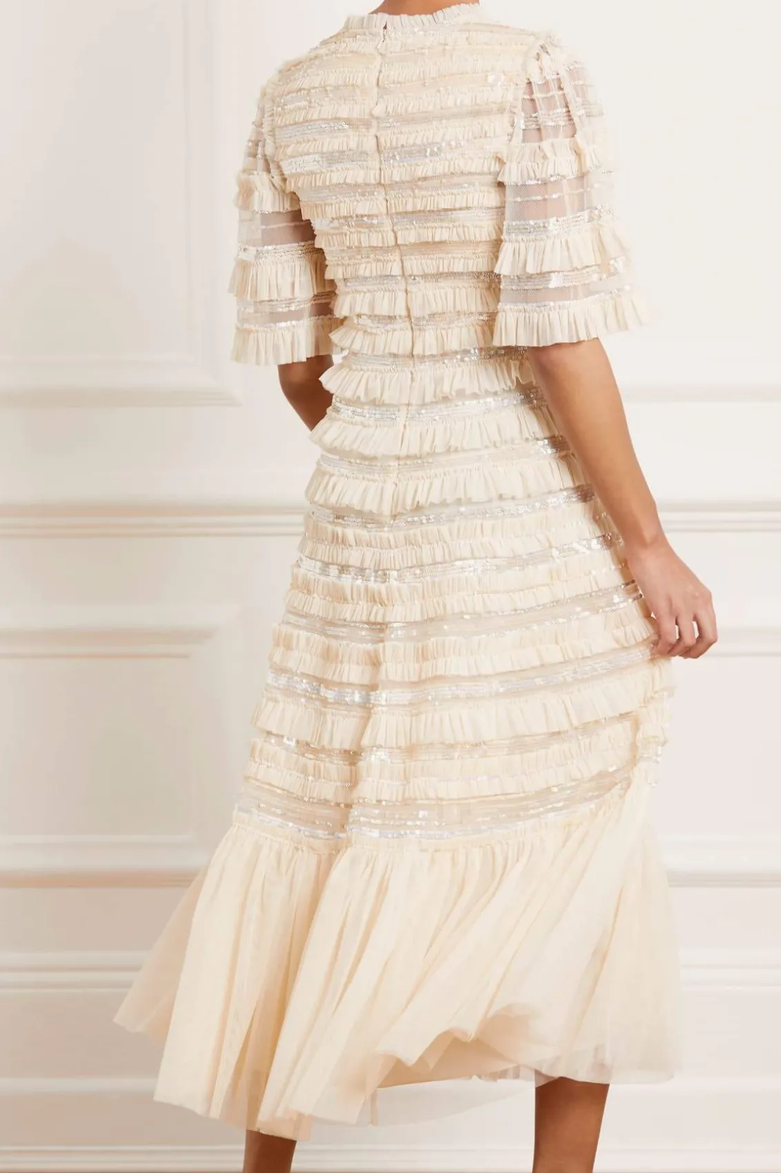 Wedding Wardrobe | Bridal^Needle & Thread Nancy Frill Ballerina Dress Champagne