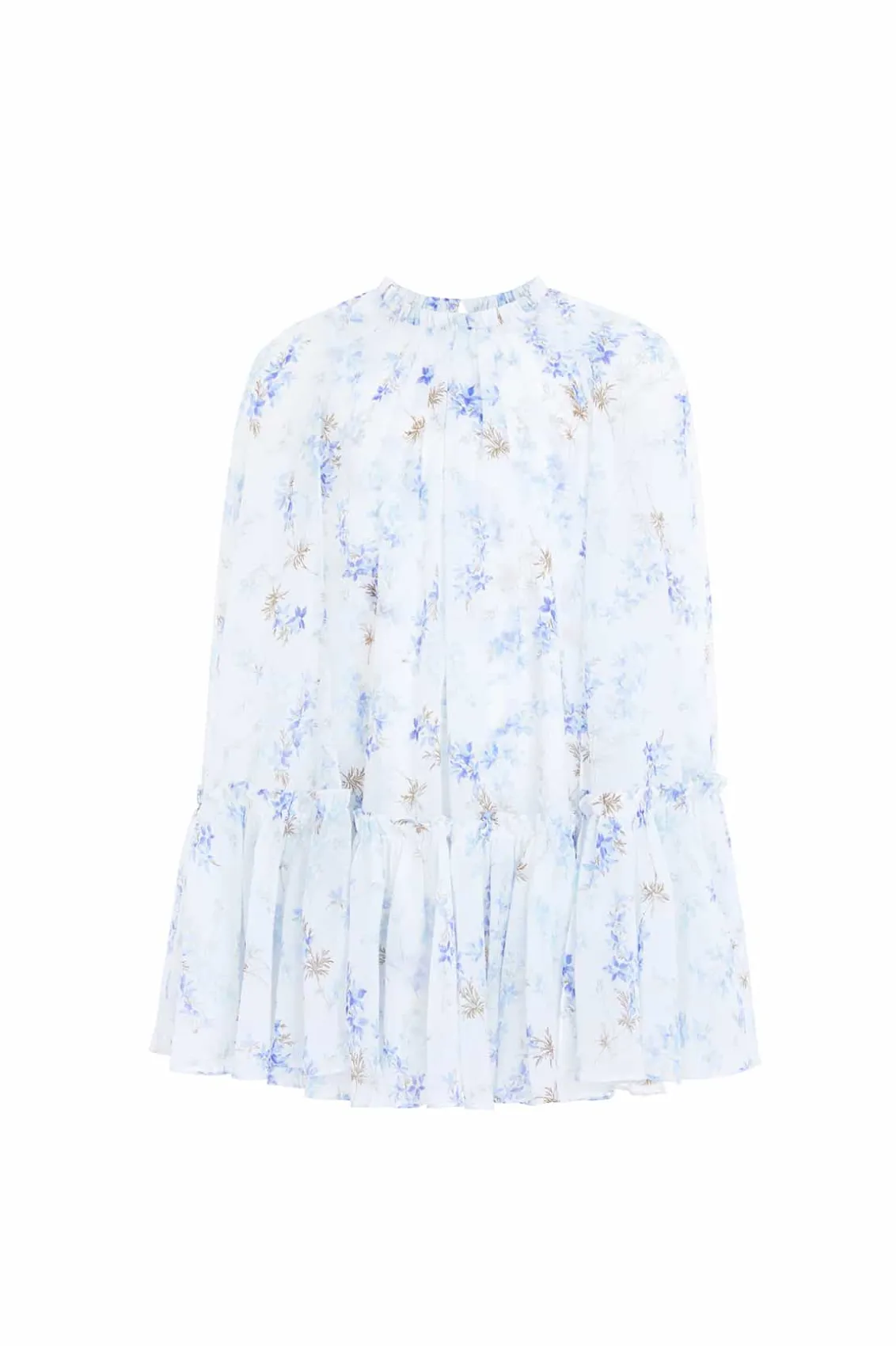 Mummy & Me | Kids Printed Dresses^Needle & Thread Ophelia Ditsy Chiffon Cape Kids Dress Multi