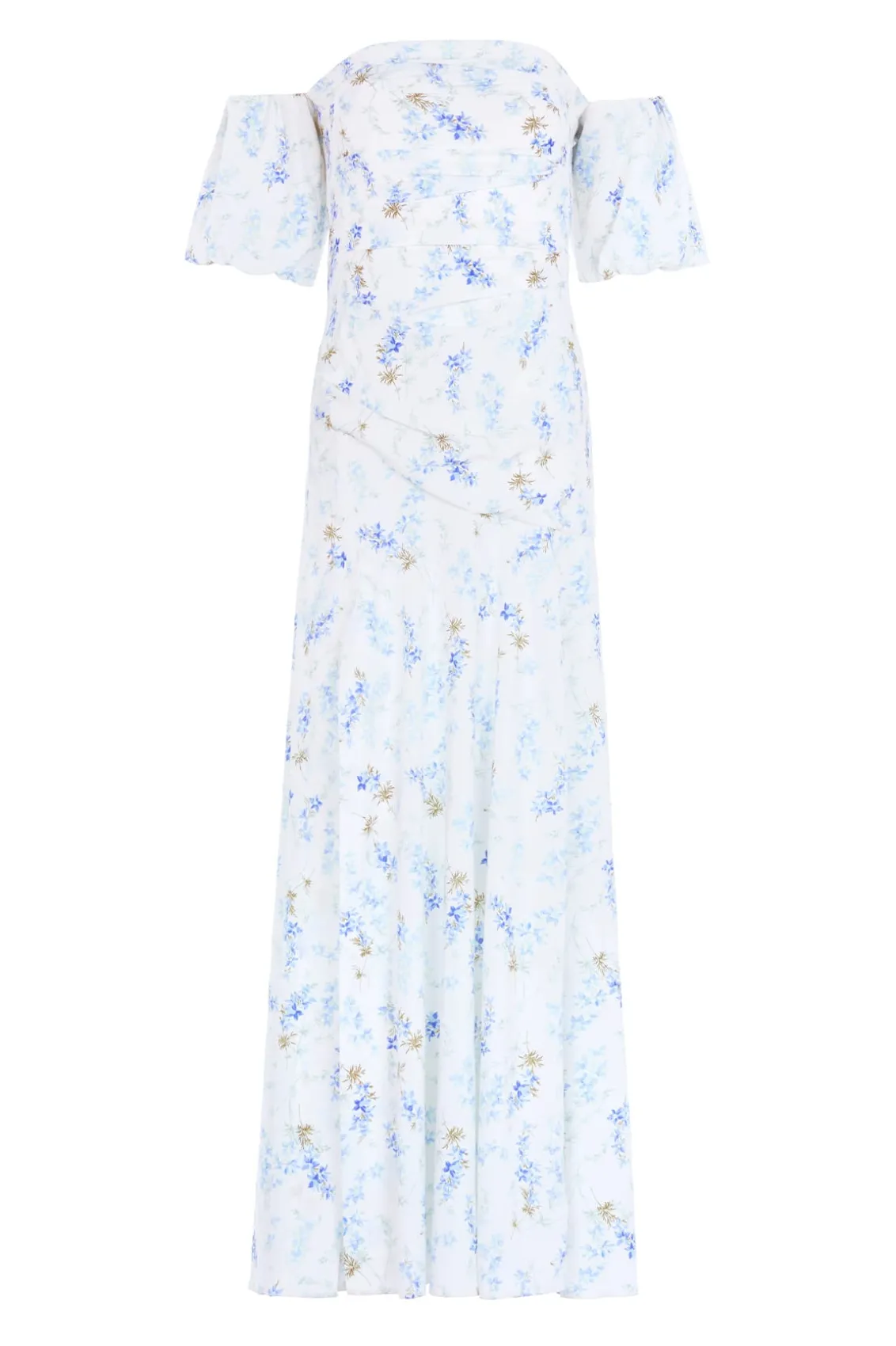 Wedding Guest | Day Dresses^Needle & Thread Ophelia Ditsy Crepe Off-Shoulder Gown Multi