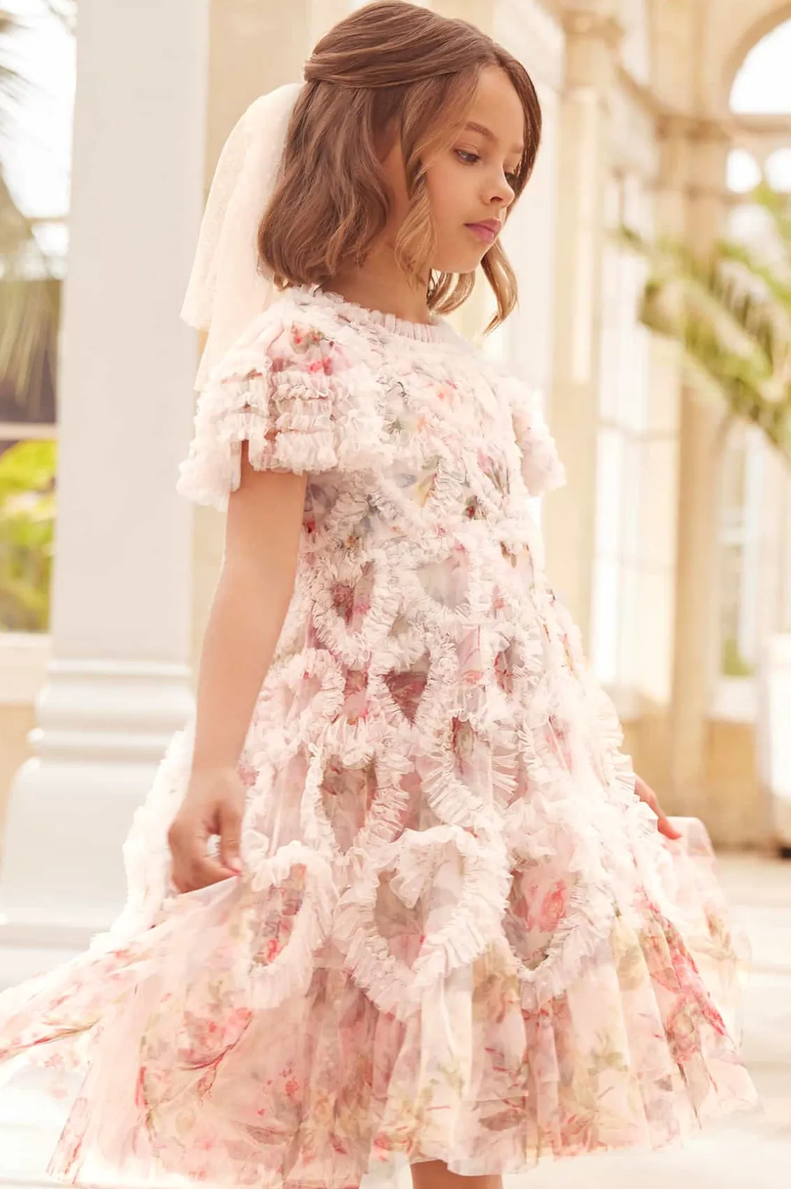 Mummy & Me | Kids Printed Dresses^Needle & Thread Paradise Garden Amorette Kids Dress Multi