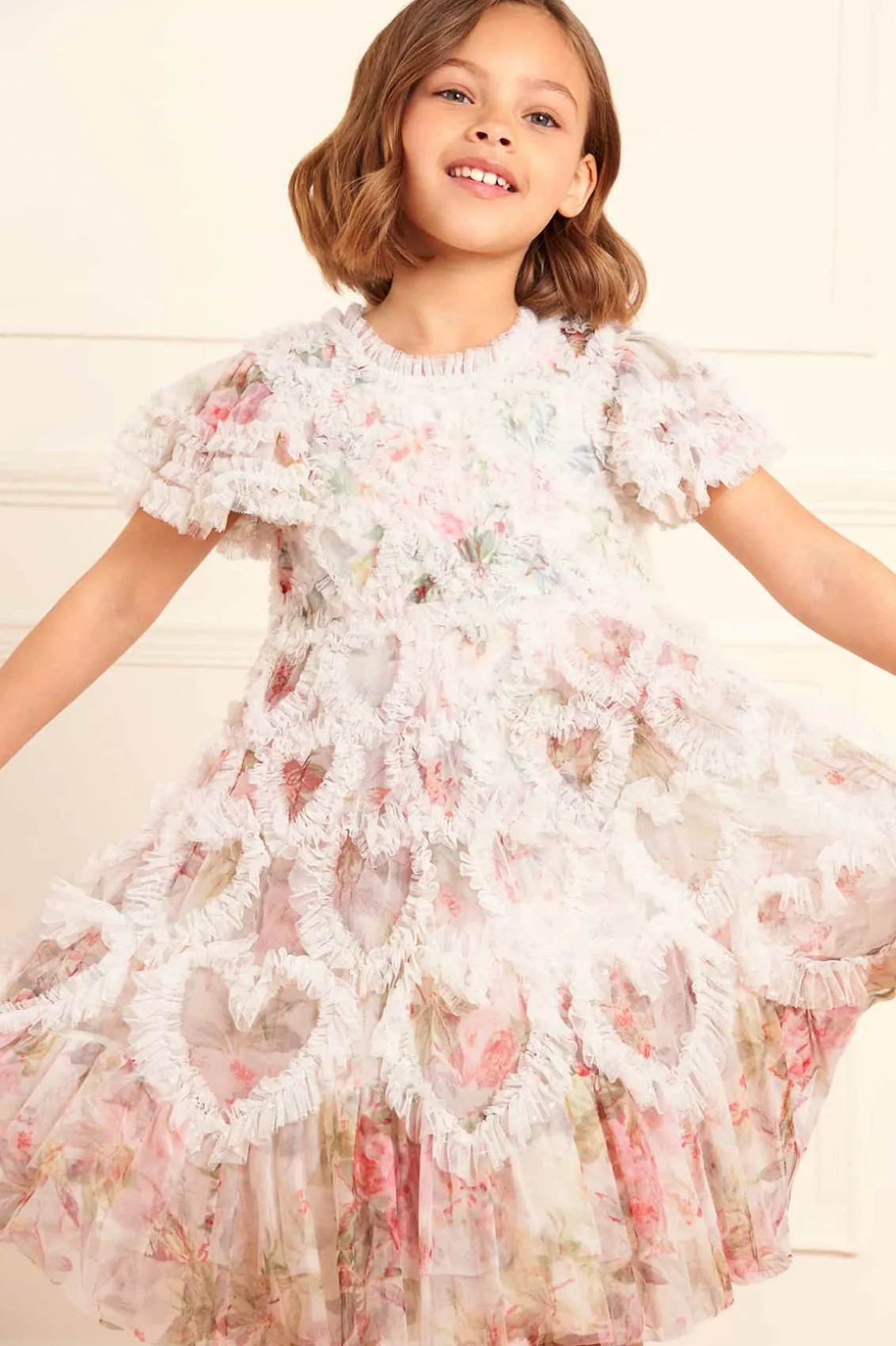 Mummy & Me | Kids Printed Dresses^Needle & Thread Paradise Garden Amorette Kids Dress Multi