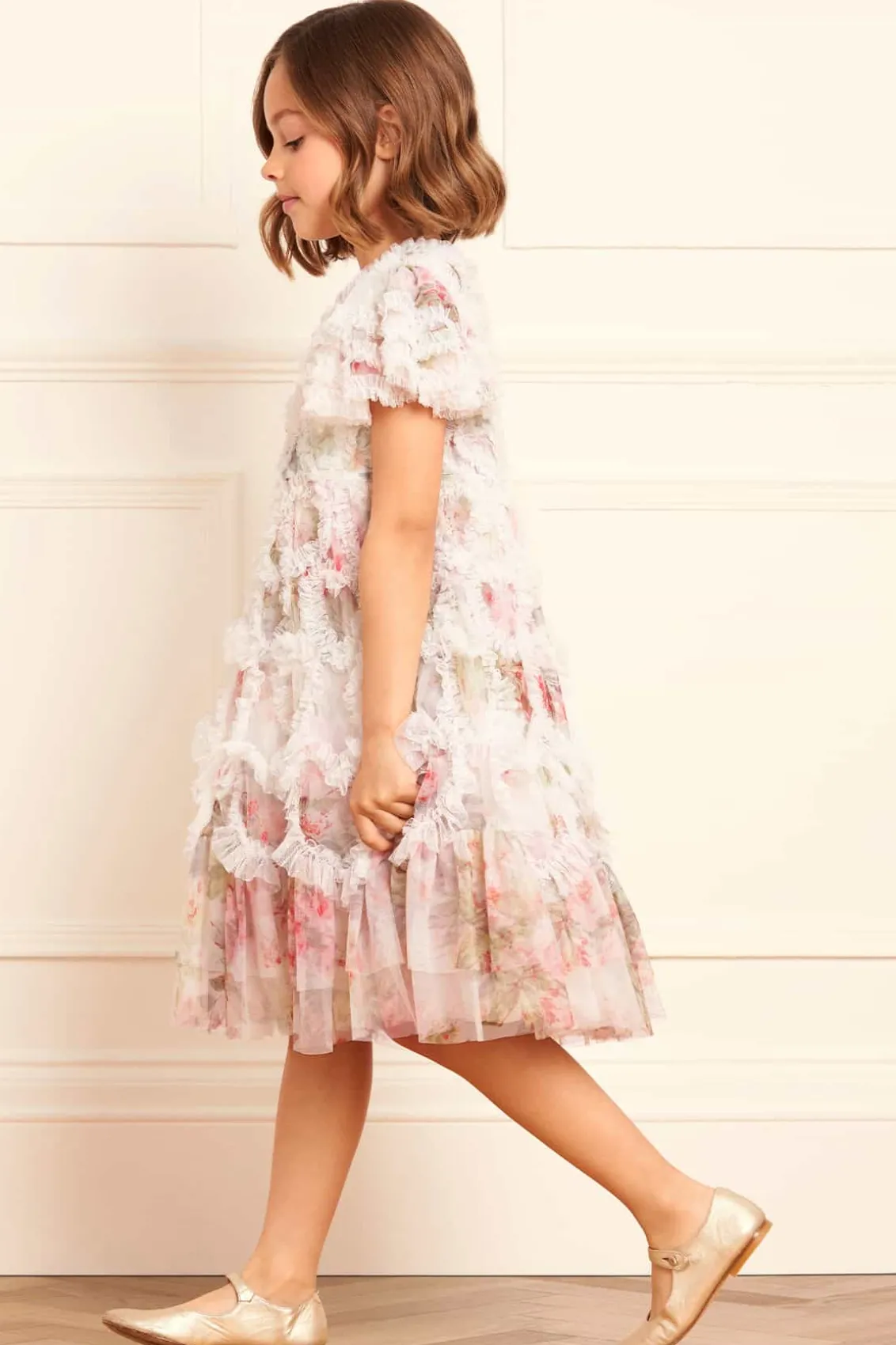 Mummy & Me | Kids Printed Dresses^Needle & Thread Paradise Garden Amorette Kids Dress Multi