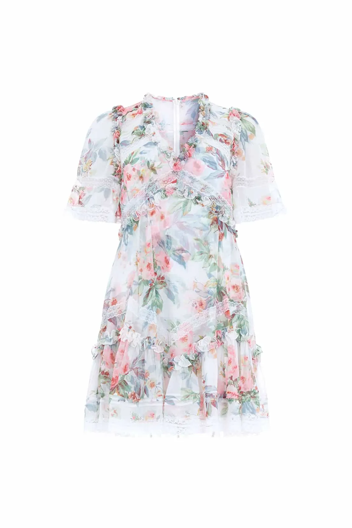 Wedding Guest | Mini Dresses^Needle & Thread Paradise Garden Sonata Georgette Micro Mini Dress Multi