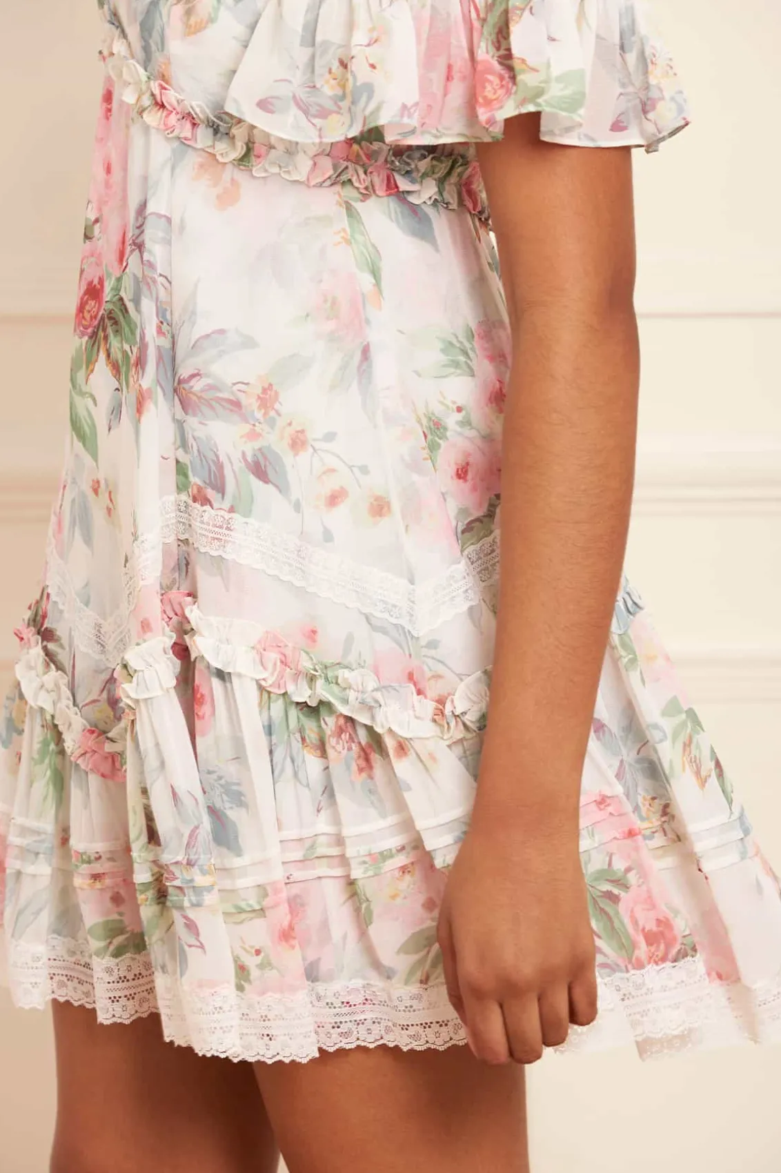 Wedding Guest | Mini Dresses^Needle & Thread Paradise Garden Sonata Georgette Micro Mini Dress Multi