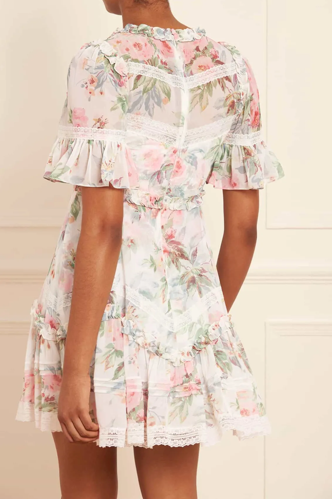 Wedding Guest | Mini Dresses^Needle & Thread Paradise Garden Sonata Georgette Micro Mini Dress Multi