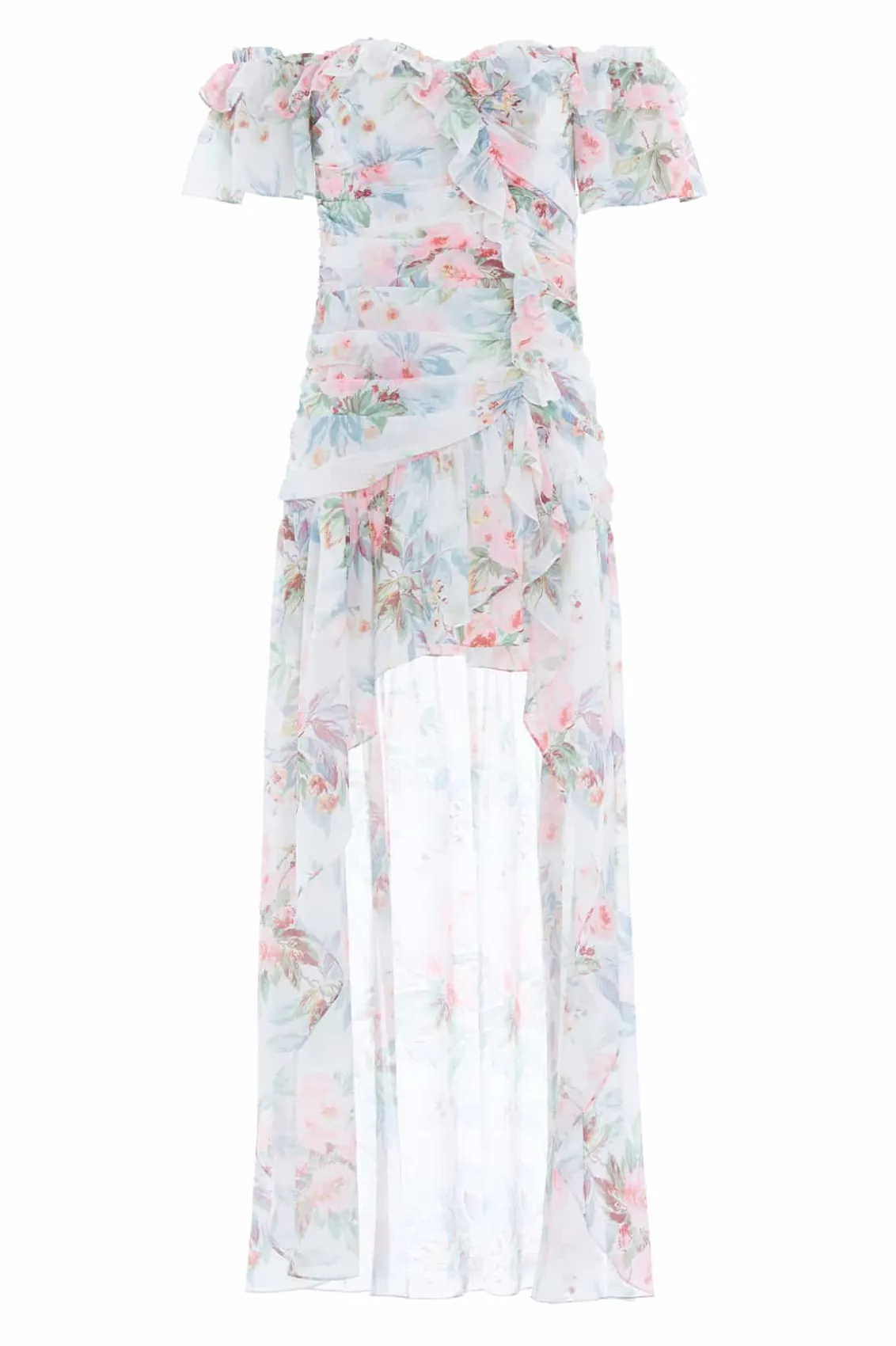 Mini Dresses^Needle & Thread Paradise Garden Susie Chiffon High-Low Dress Multi