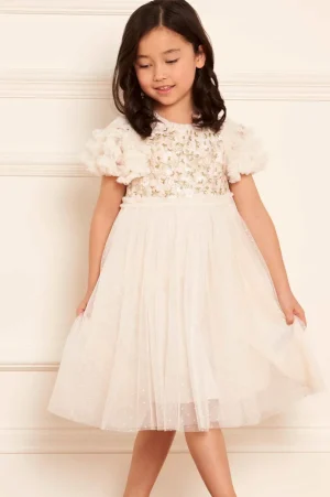Mummy & Me | Flower Girl^Needle & Thread Posy Bodice Kids Dress Champagne