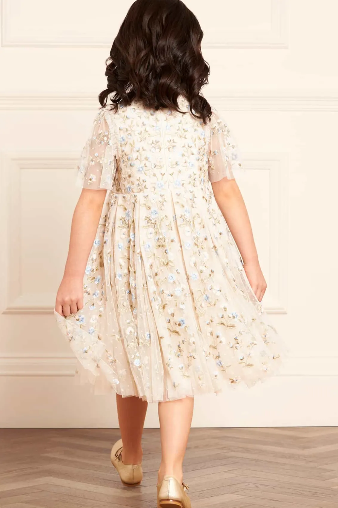 Mummy & Me | Flower Girl^Needle & Thread Posy Pirouette Kids Prom Dress Champagne