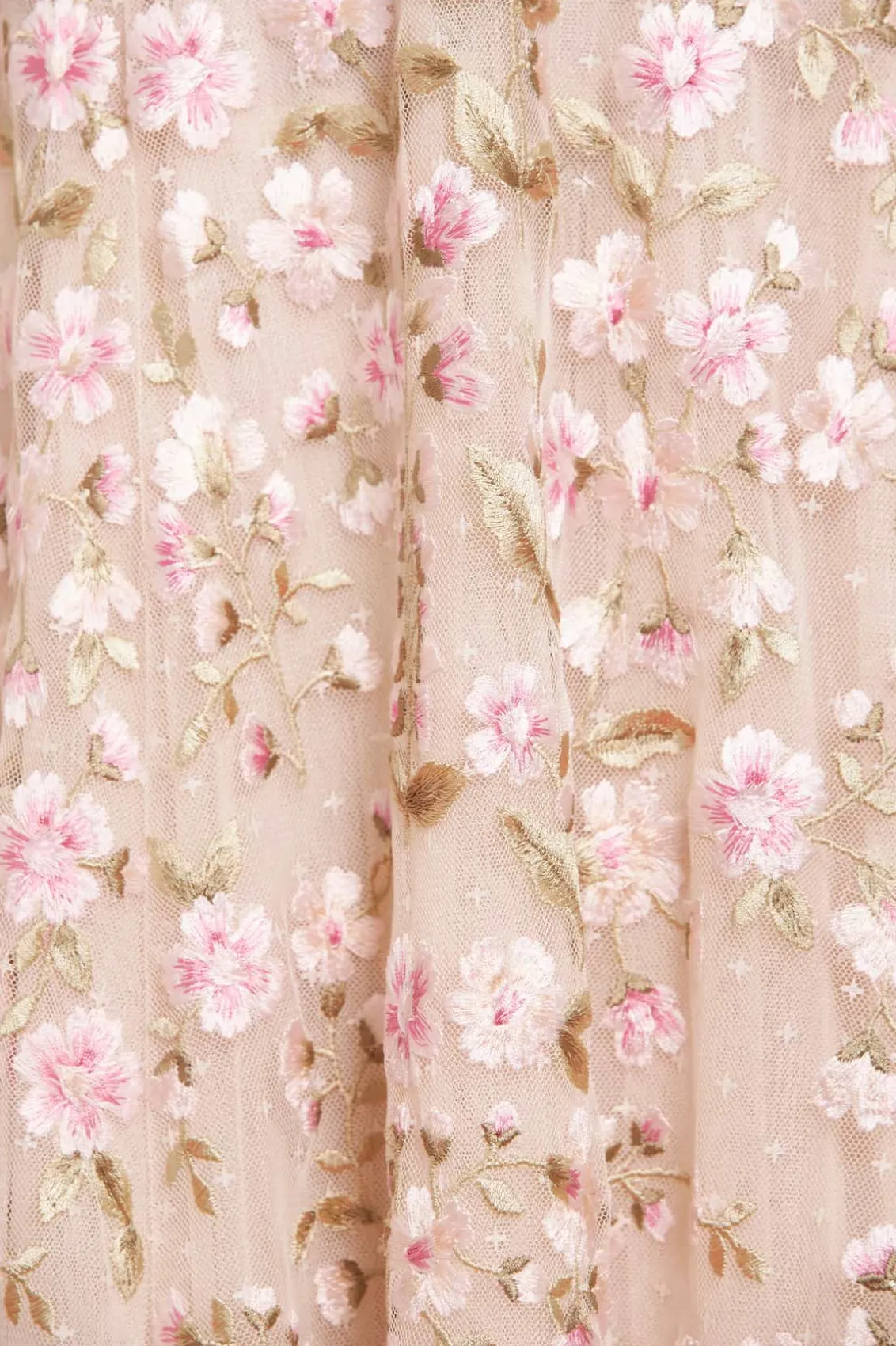 Mini Dresses^Needle & Thread Posy Pirouette One-Shoulder Micro Mini Dress Champagne