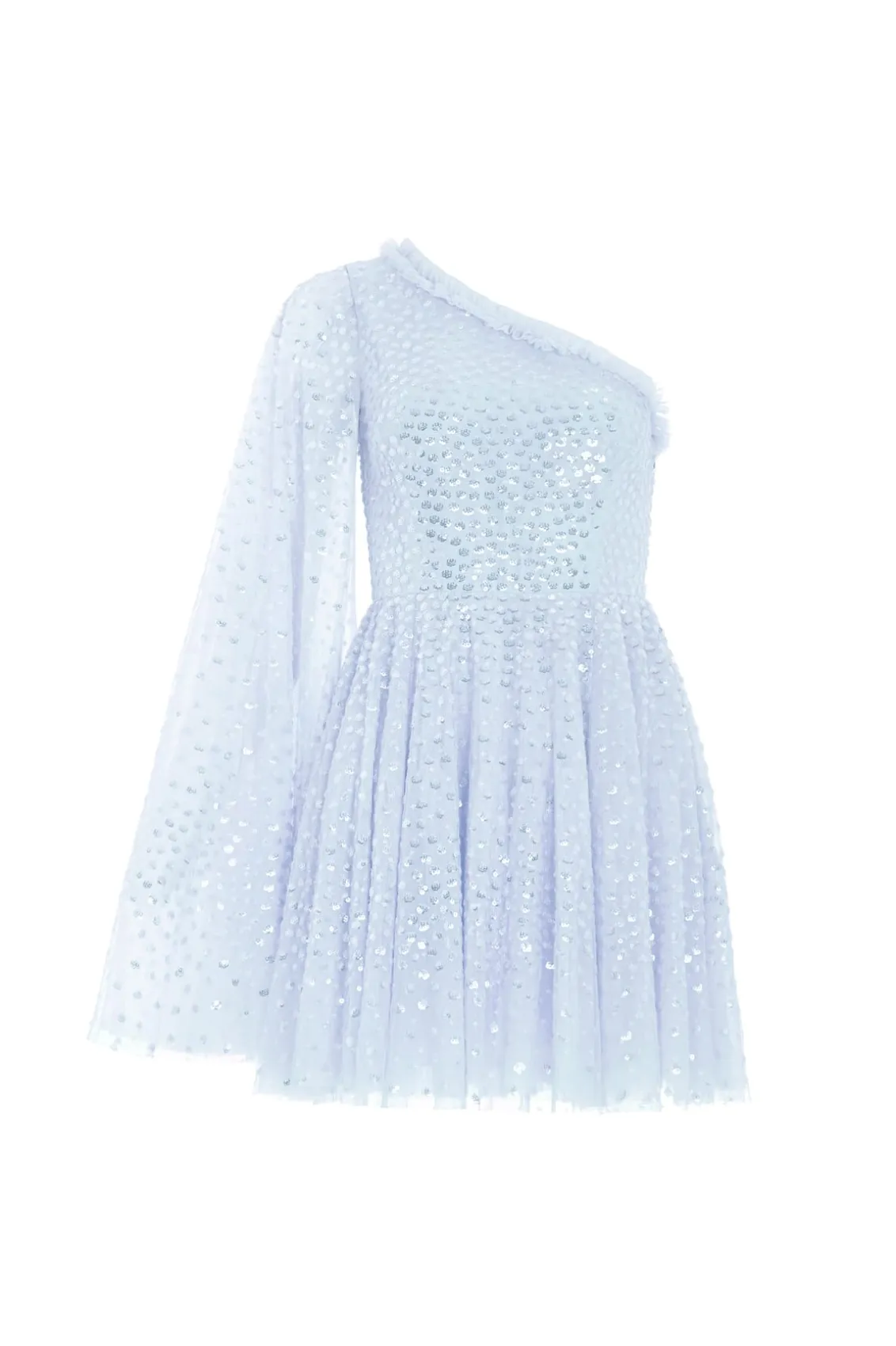 Mummy & Me | Mini Dresses^Needle & Thread Scatter Dot One-Shoulder Mini Dress Blue