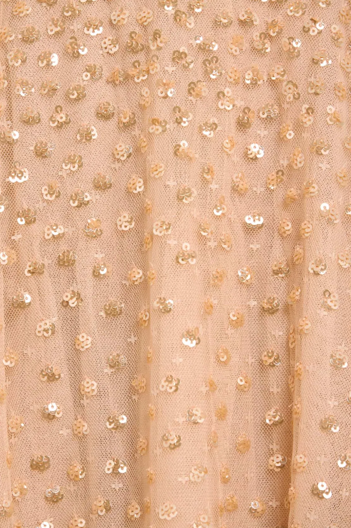 Evening Dresses | Embellished Dresses^Needle & Thread Scatter Dot Round Neck Ankle Gown Gold