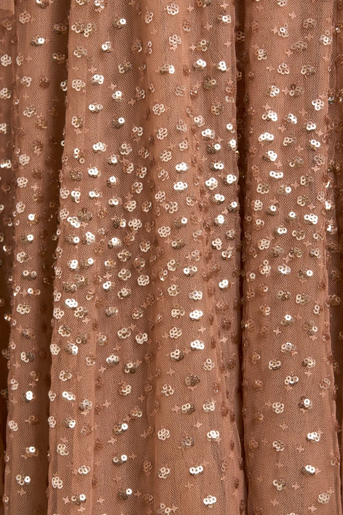 Evening Dresses | Embellished Dresses^Needle & Thread Scatter Dot Round Neck Ankle Gown Brown