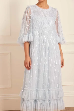 Evening Dresses | Embellished Dresses^Needle & Thread Sequin Dash Ballerina Dress Blue