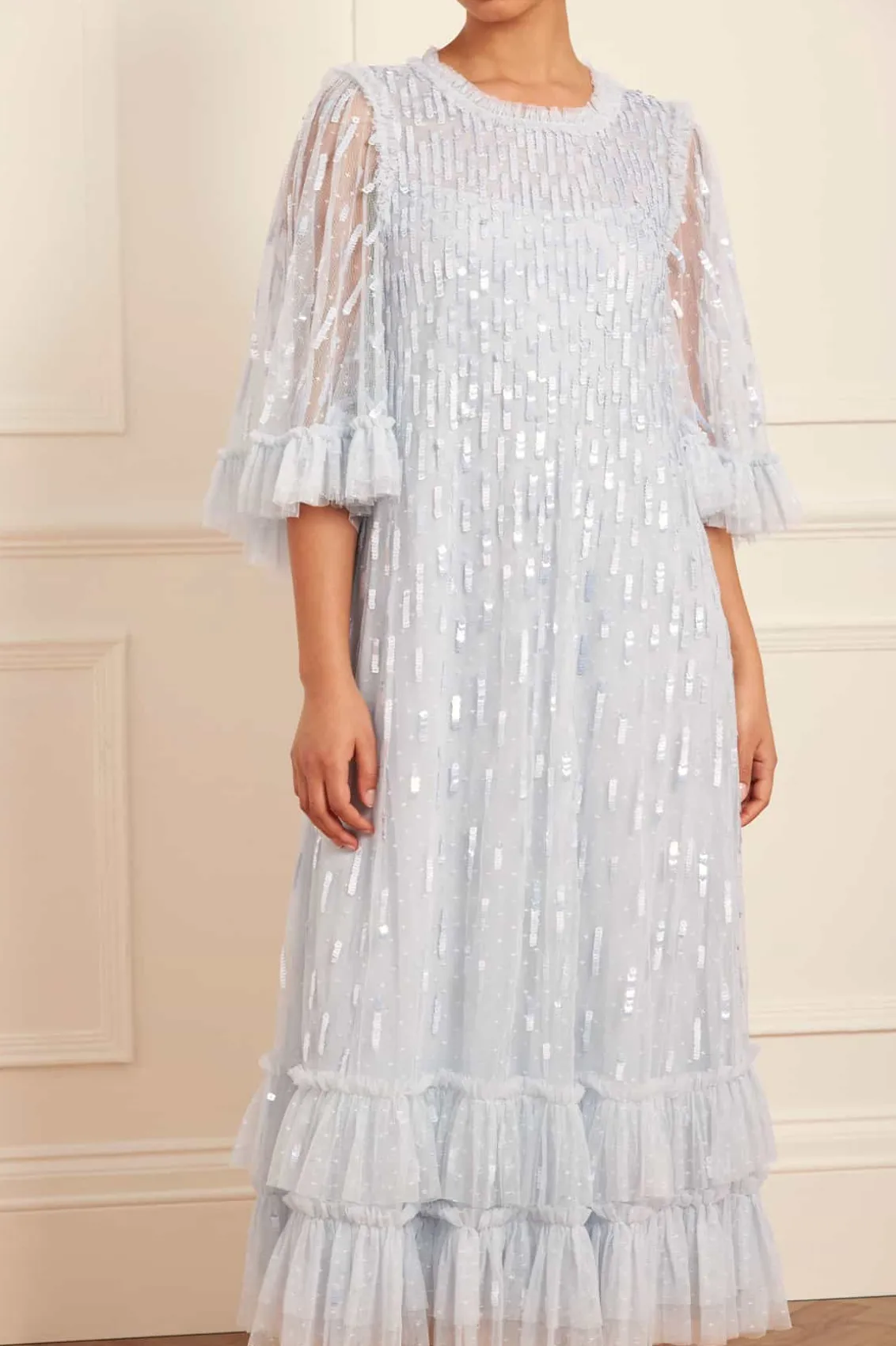 Evening Dresses | Embellished Dresses^Needle & Thread Sequin Dash Ballerina Dress Blue