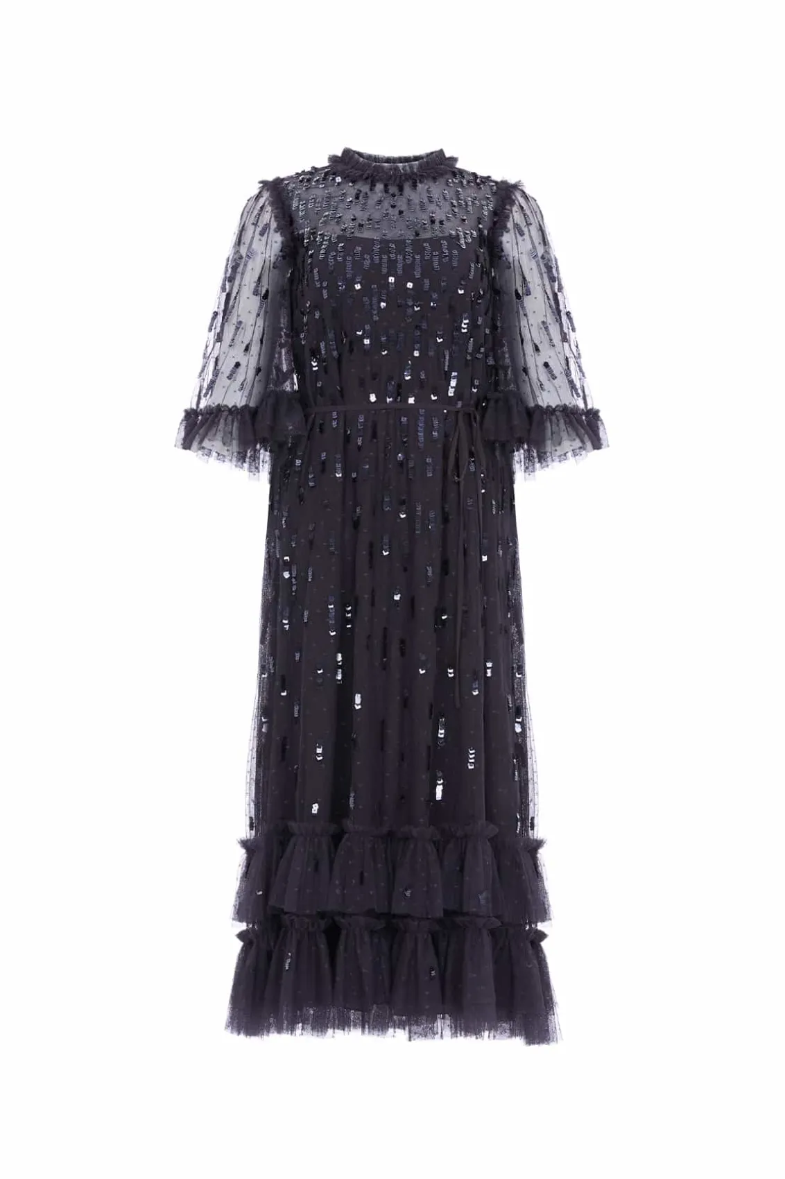 Evening Dresses | Embellished Dresses^Needle & Thread Sequin Dash Ballerina Dress Black
