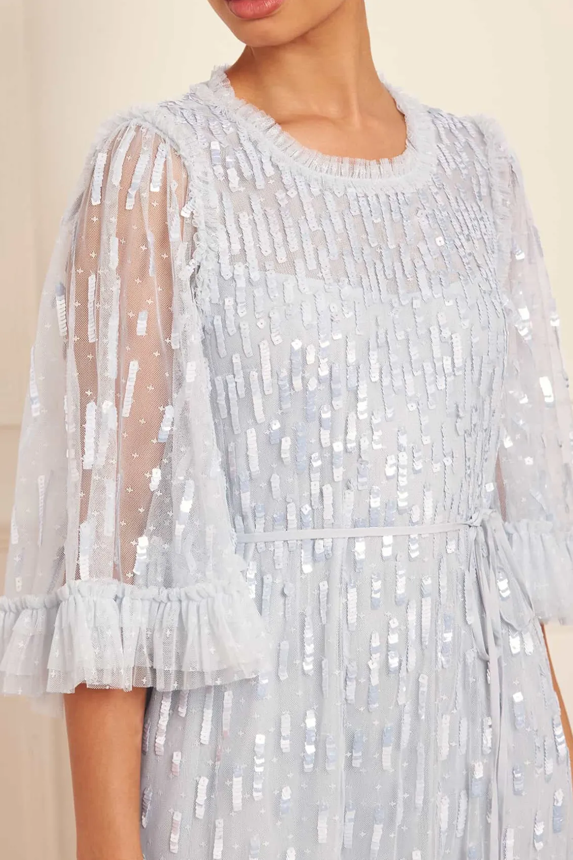 Evening Dresses | Embellished Dresses^Needle & Thread Sequin Dash Ballerina Dress Blue