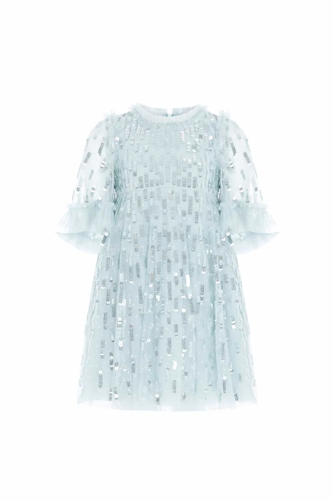 Mummy & Me | Kids Responsibly Sourced^Needle & Thread Sequin Dash Kids Dress Blue