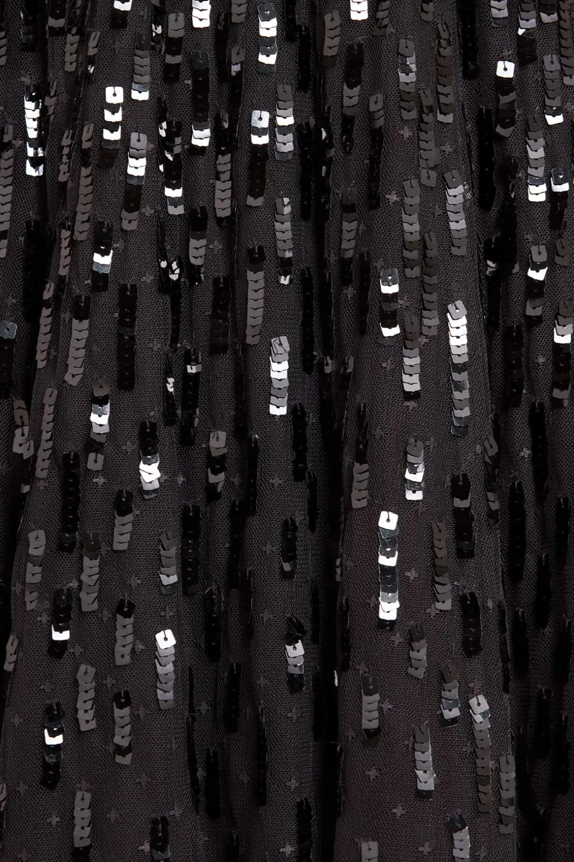 Evening Dresses | Embellished Dresses^Needle & Thread Sequin Dash Long Sleeve Gown Black