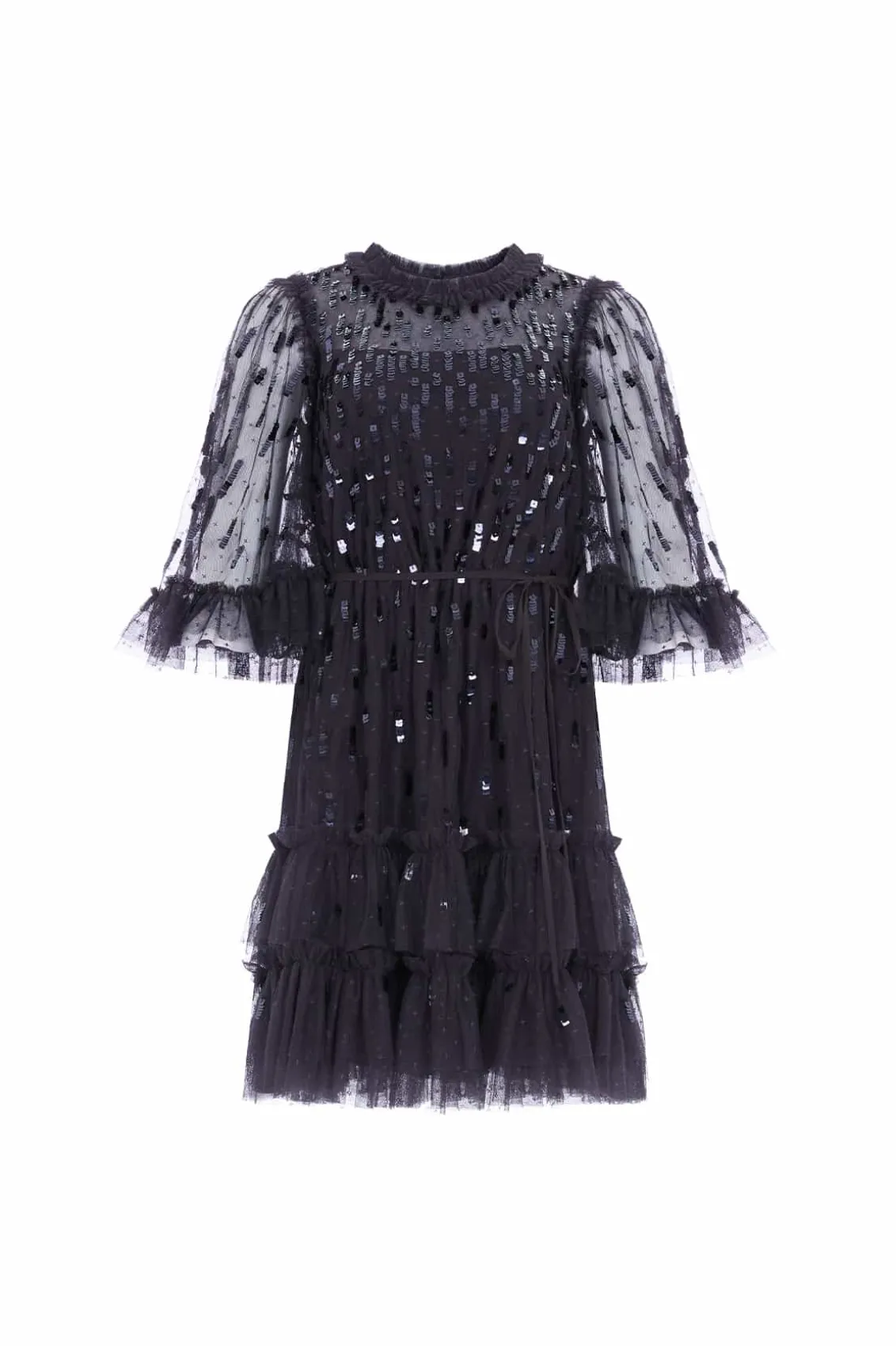 Mini Dresses | Evening Dresses^Needle & Thread Sequin Dash Mini Dress Black