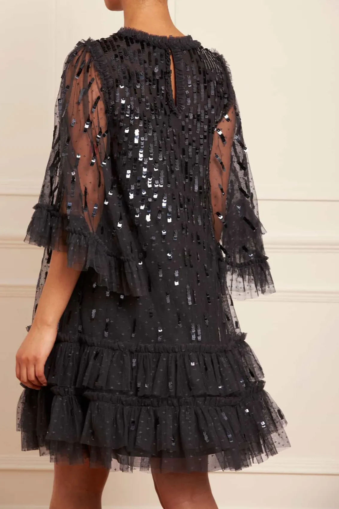 Mini Dresses | Evening Dresses^Needle & Thread Sequin Dash Mini Dress Black