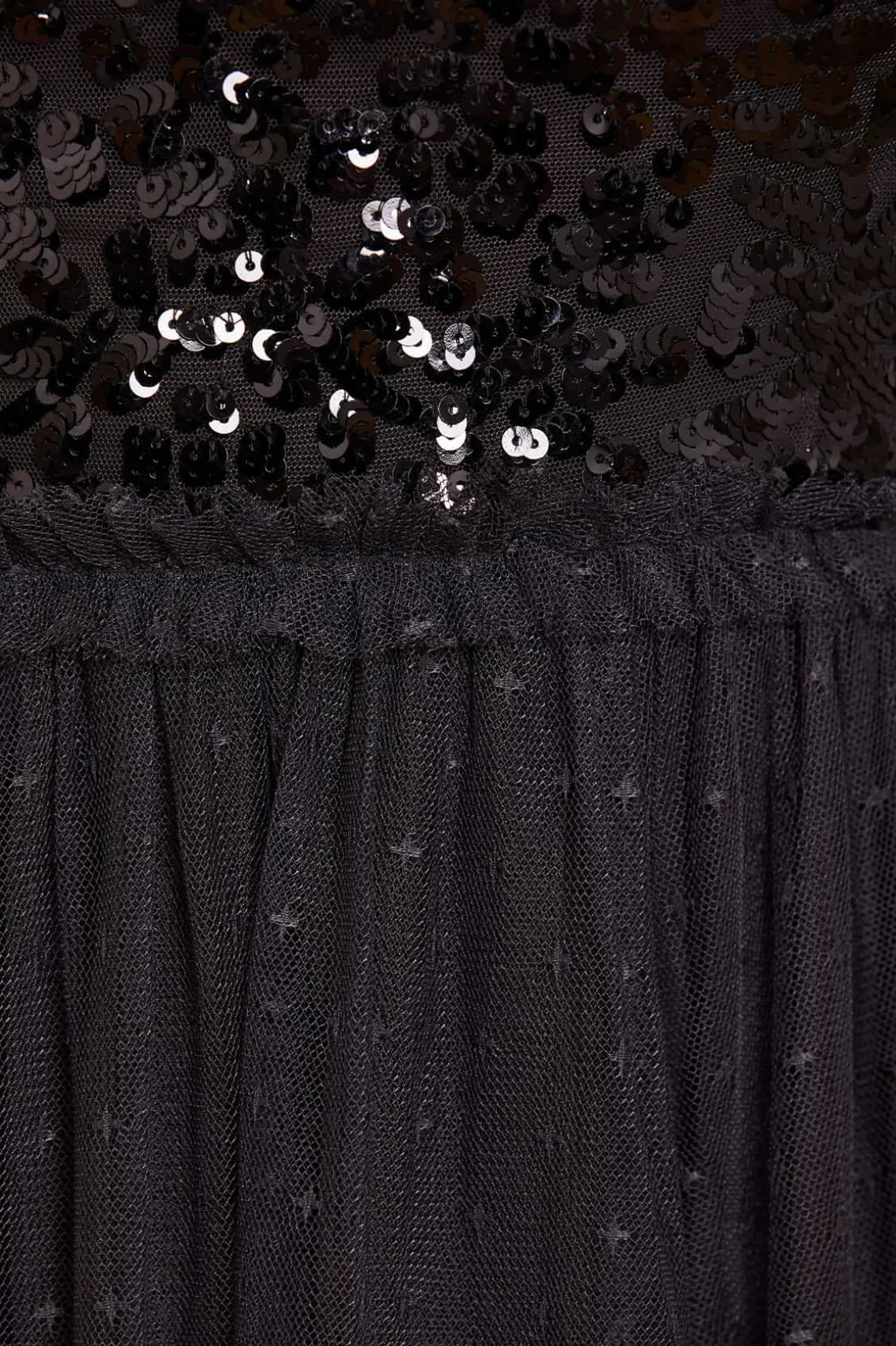 Evening Dresses | Embellished Dresses^Needle & Thread Sequin Wreath Bodice Off-Shoulder Ankle Gown Black