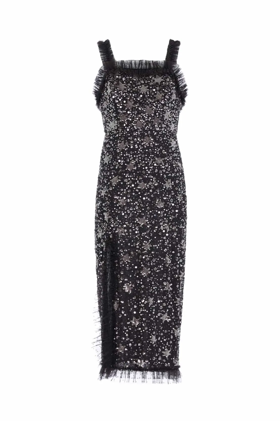 Evening Dresses | Embellished Dresses^Needle & Thread Shooting Stars Cami Ballerina Dress Black