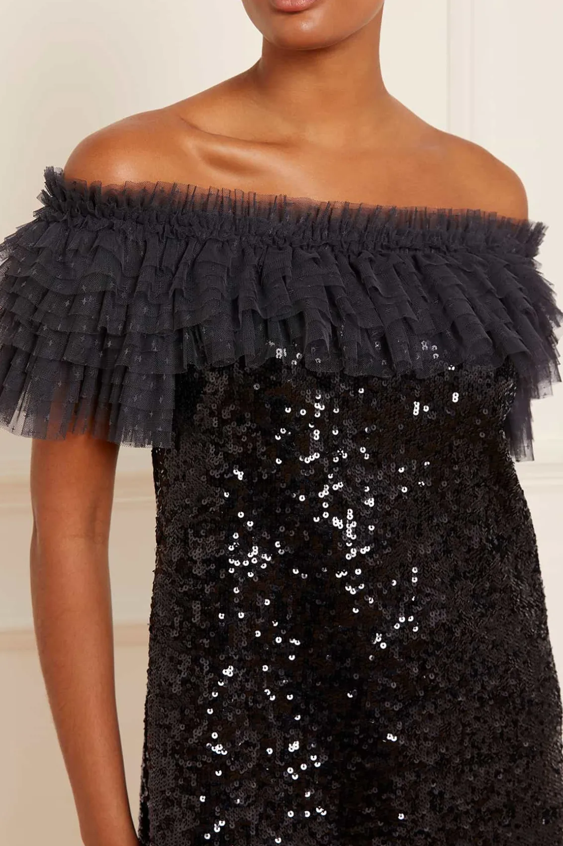 Mini Dresses^Needle & Thread Stephanie Micro Mini Dress Black