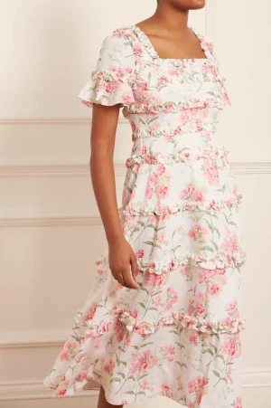 Mummy & Me | Day Dresses^Needle & Thread Summer Posy Maya Crepe Ballerina Dress Multi