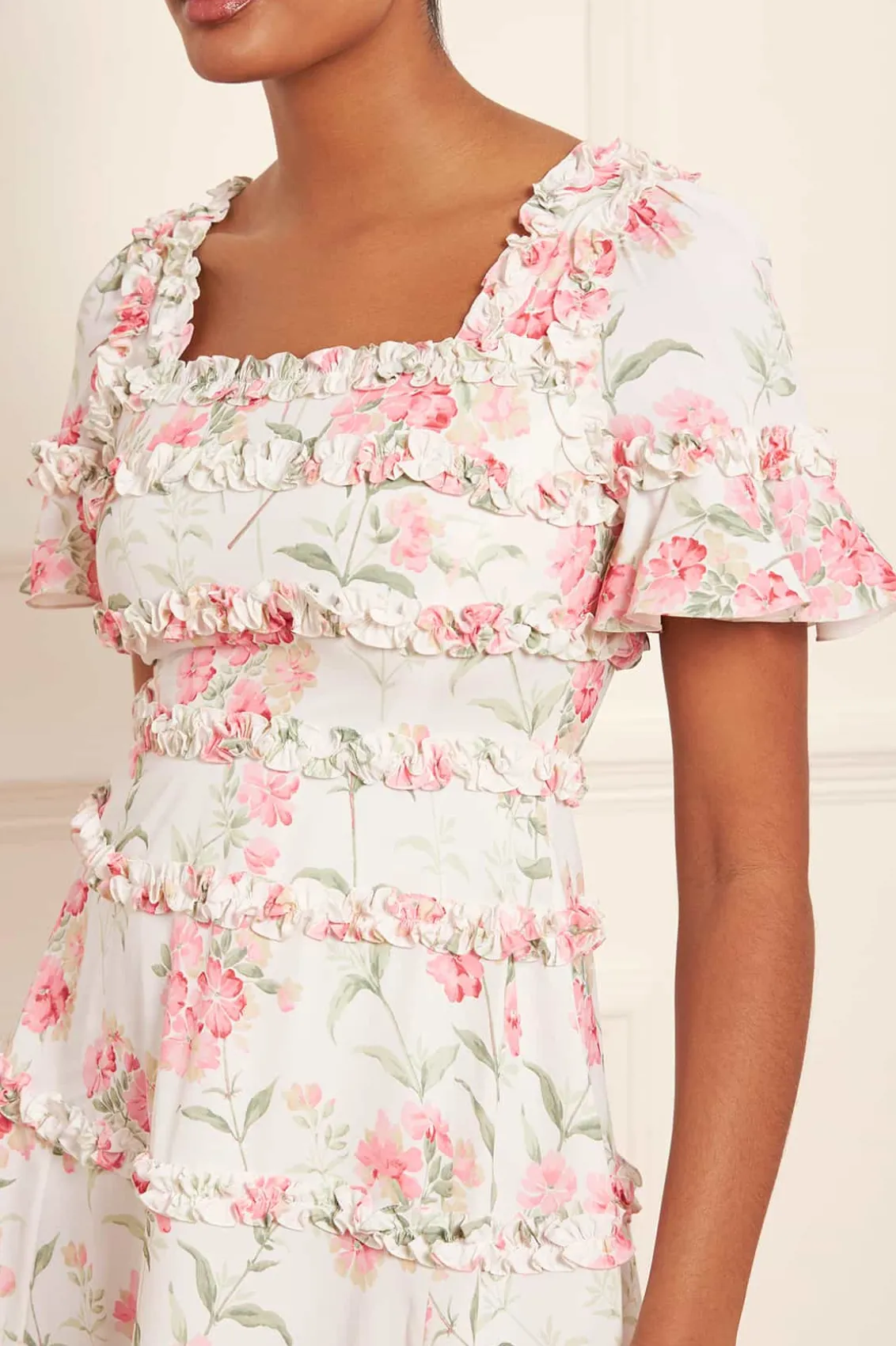 Mummy & Me | Day Dresses^Needle & Thread Summer Posy Maya Crepe Ballerina Dress Multi