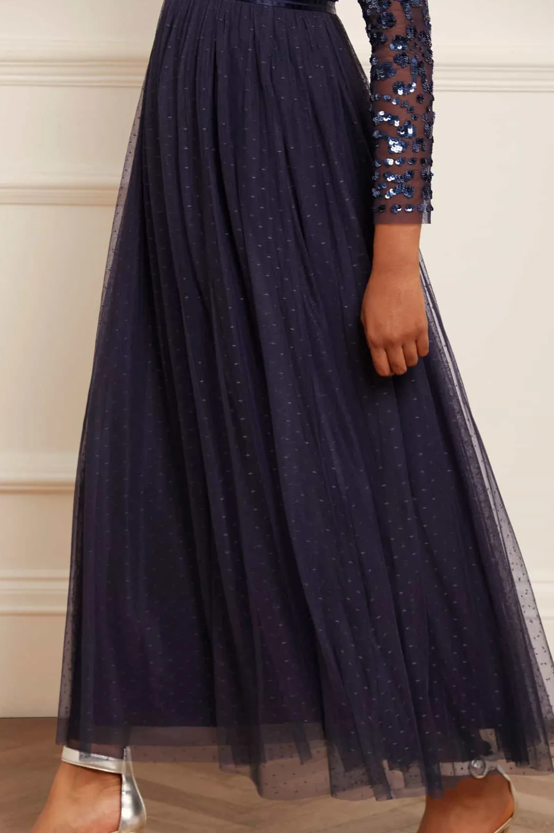 Evening Dresses | Embellished Dresses^Needle & Thread Tempest Bodice Ankle Gown Blue