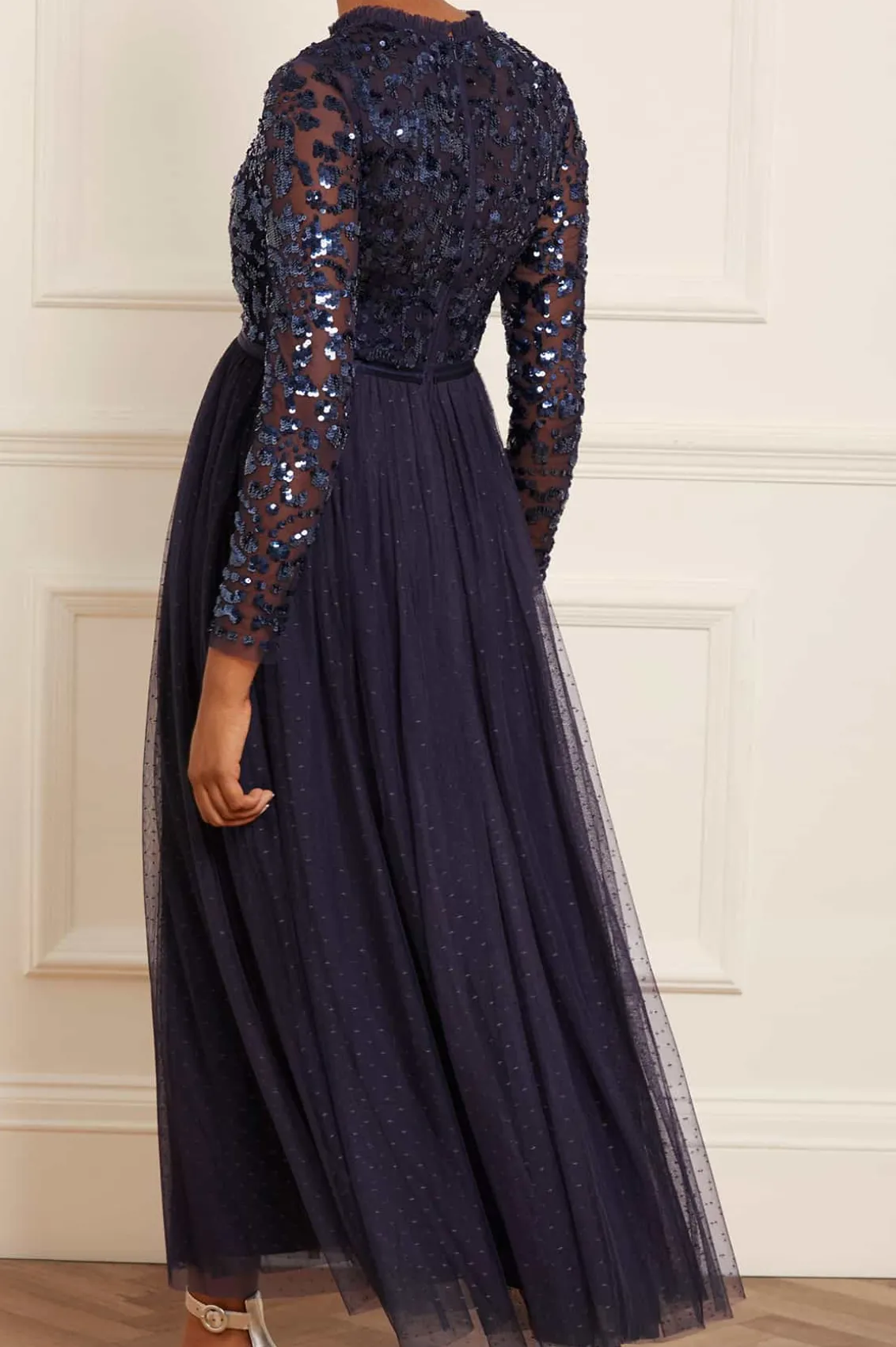 Evening Dresses | Embellished Dresses^Needle & Thread Tempest Bodice Ankle Gown Blue