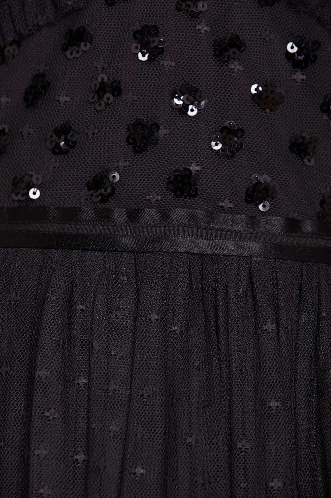 Evening Dresses | Embellished Dresses^Needle & Thread Thea Bodice Ankle Gown Black