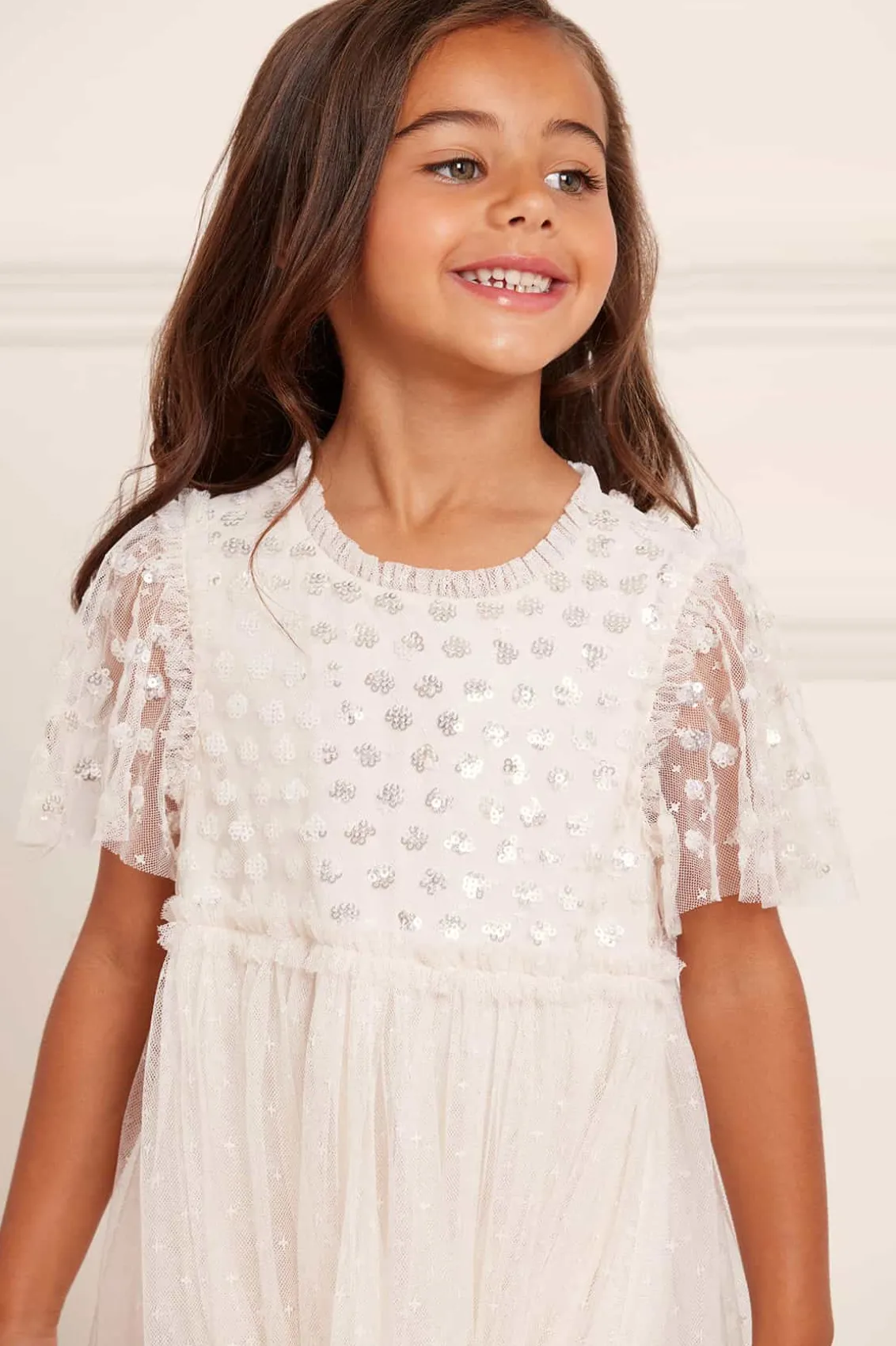 Flower Girl | Flower Girl^Needle & Thread Thea Bodice Kids Dress Champagne