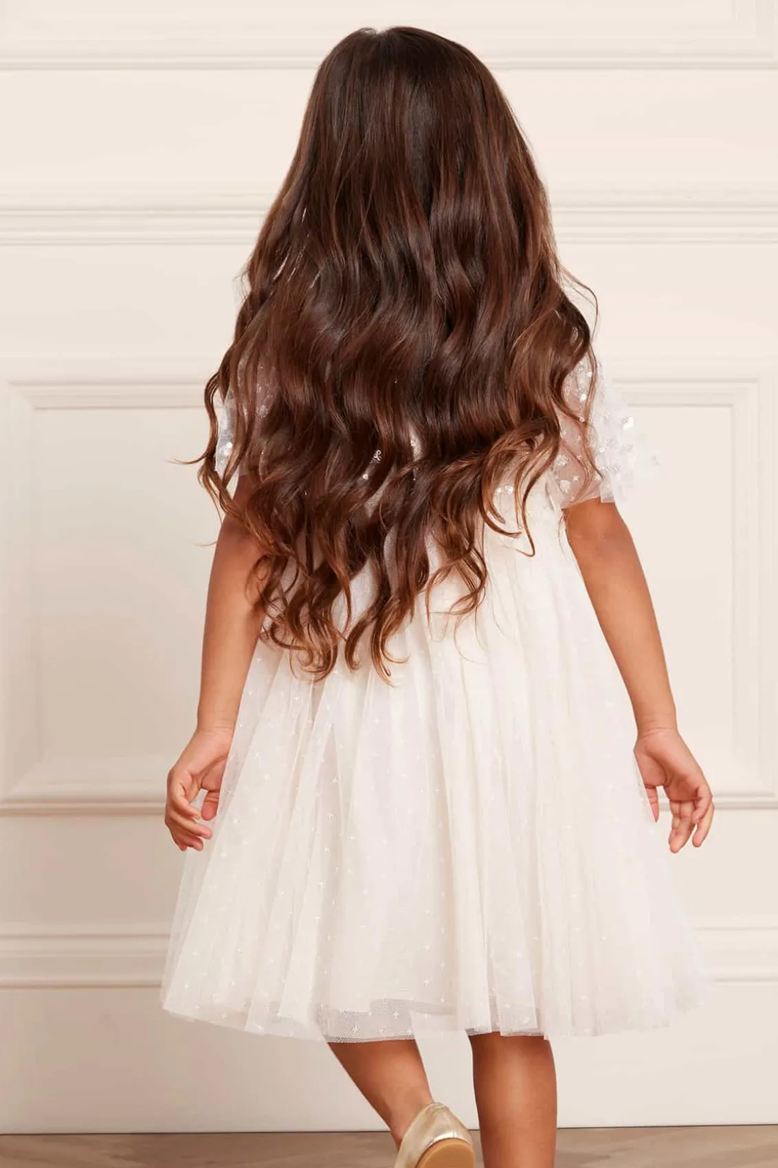 Flower Girl | Flower Girl^Needle & Thread Thea Bodice Kids Dress Champagne