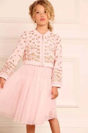 Kids Responsibly Sourced^Needle & Thread Tulle Kids Skirt Pink
