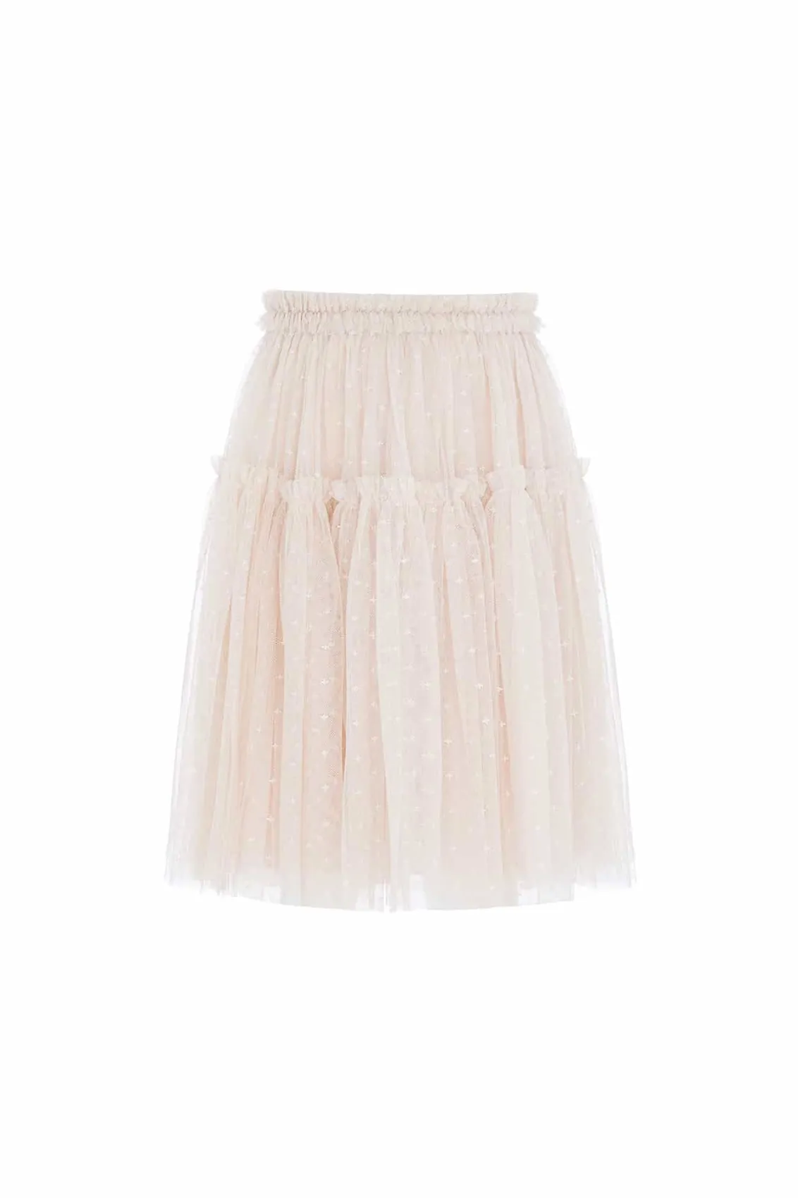 Kids Responsibly Sourced^Needle & Thread Tulle Kids Skirt Beige