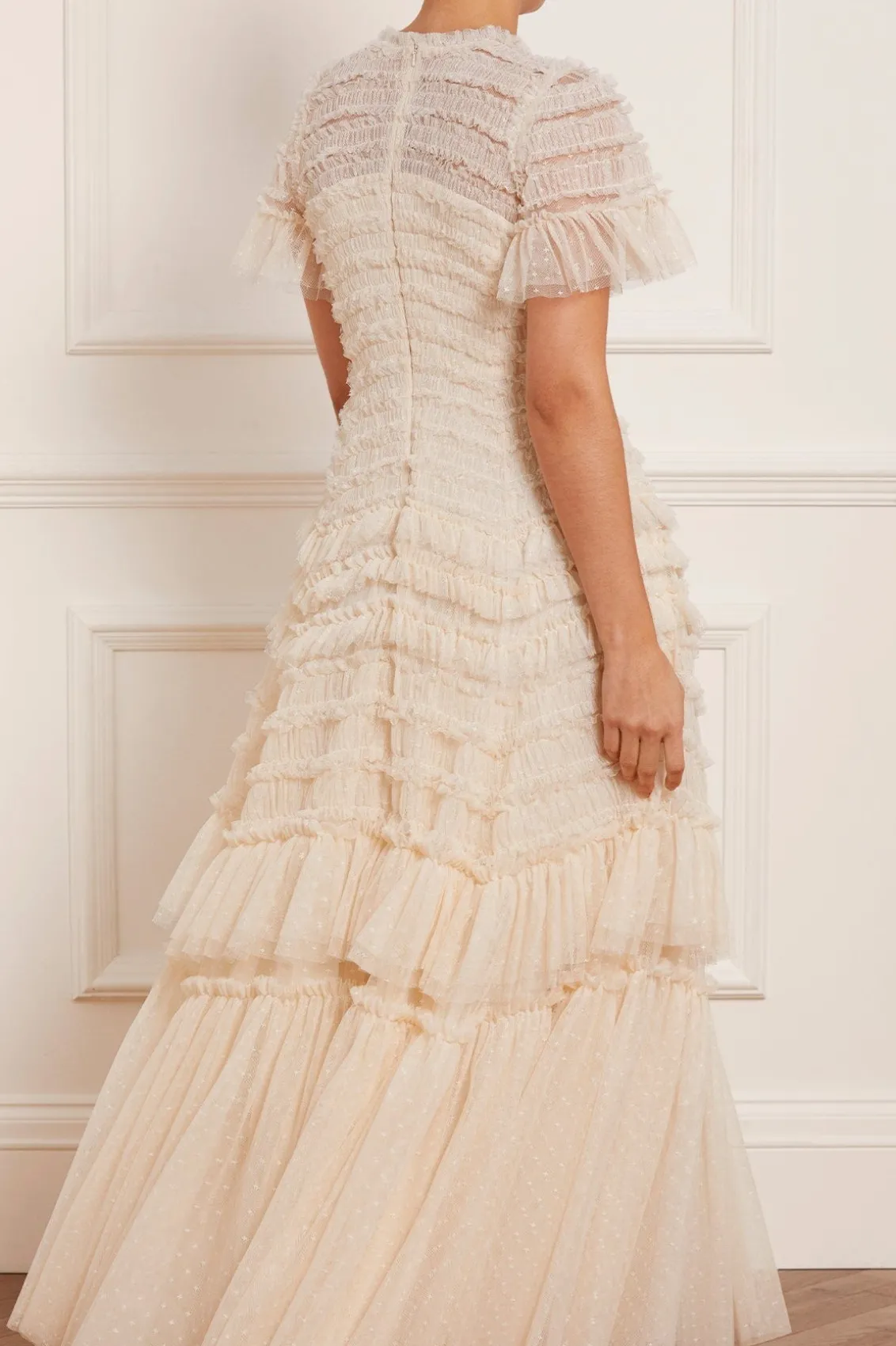 Bridal | Mummy & Me^Needle & Thread Valentine Ruffle Gown Champagne