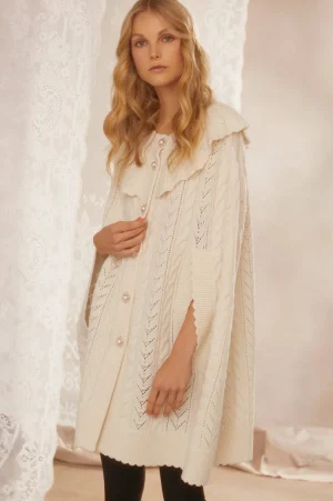 Wedding Wardrobe | Capes^Needle & Thread Victoriana Cape Champagne