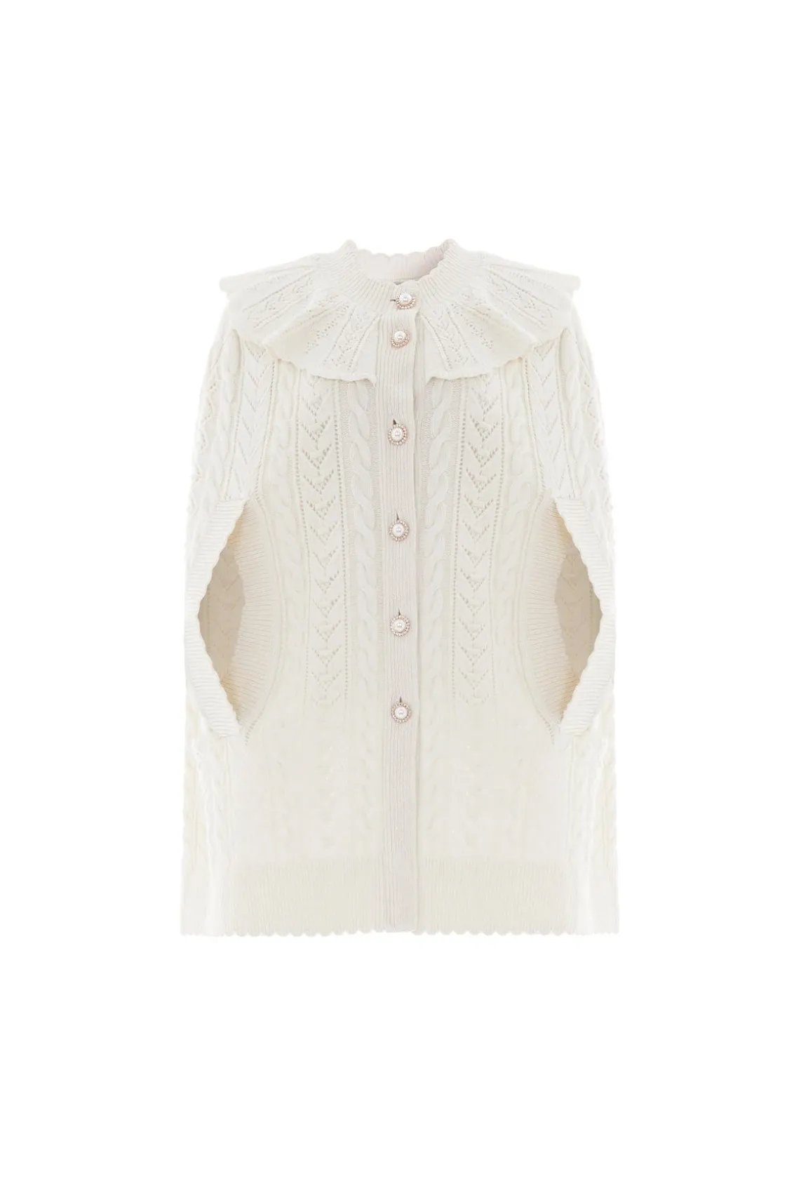 Wedding Wardrobe | Capes^Needle & Thread Victoriana Cape Champagne