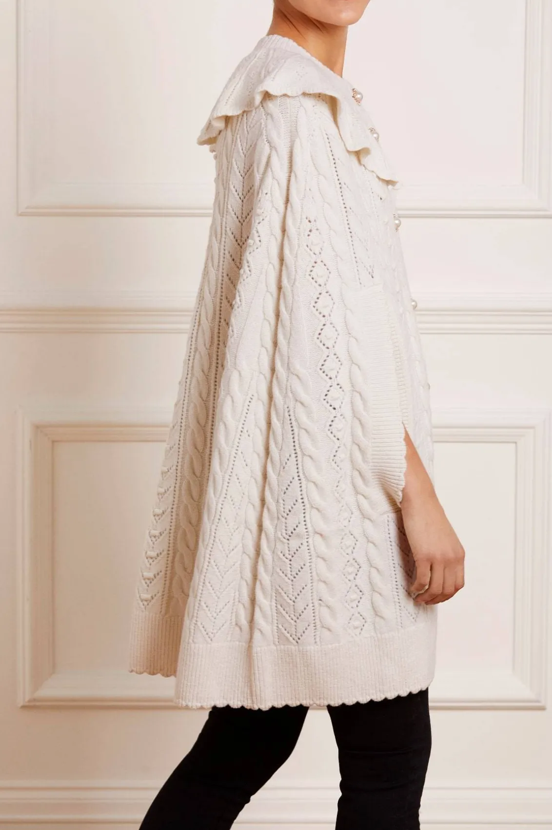 Wedding Wardrobe | Capes^Needle & Thread Victoriana Cape Champagne